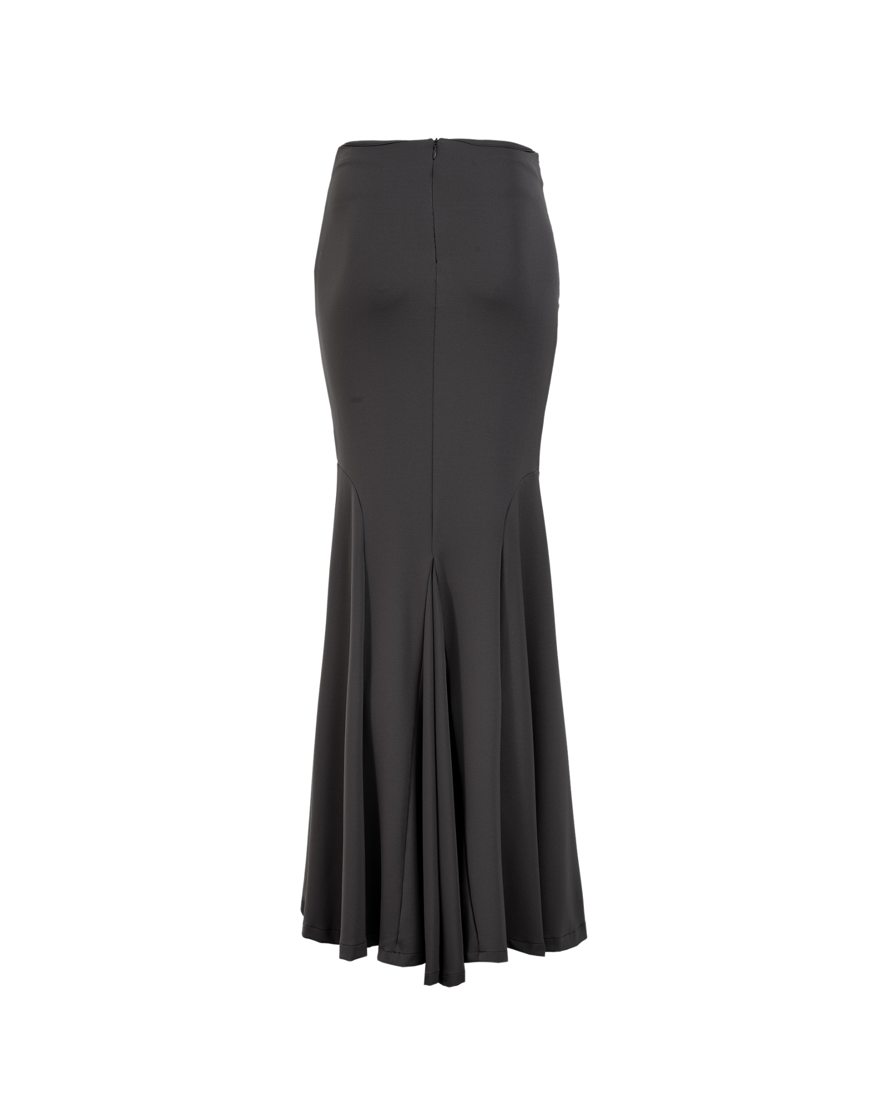 Drape Long Skirt Smoky Grey