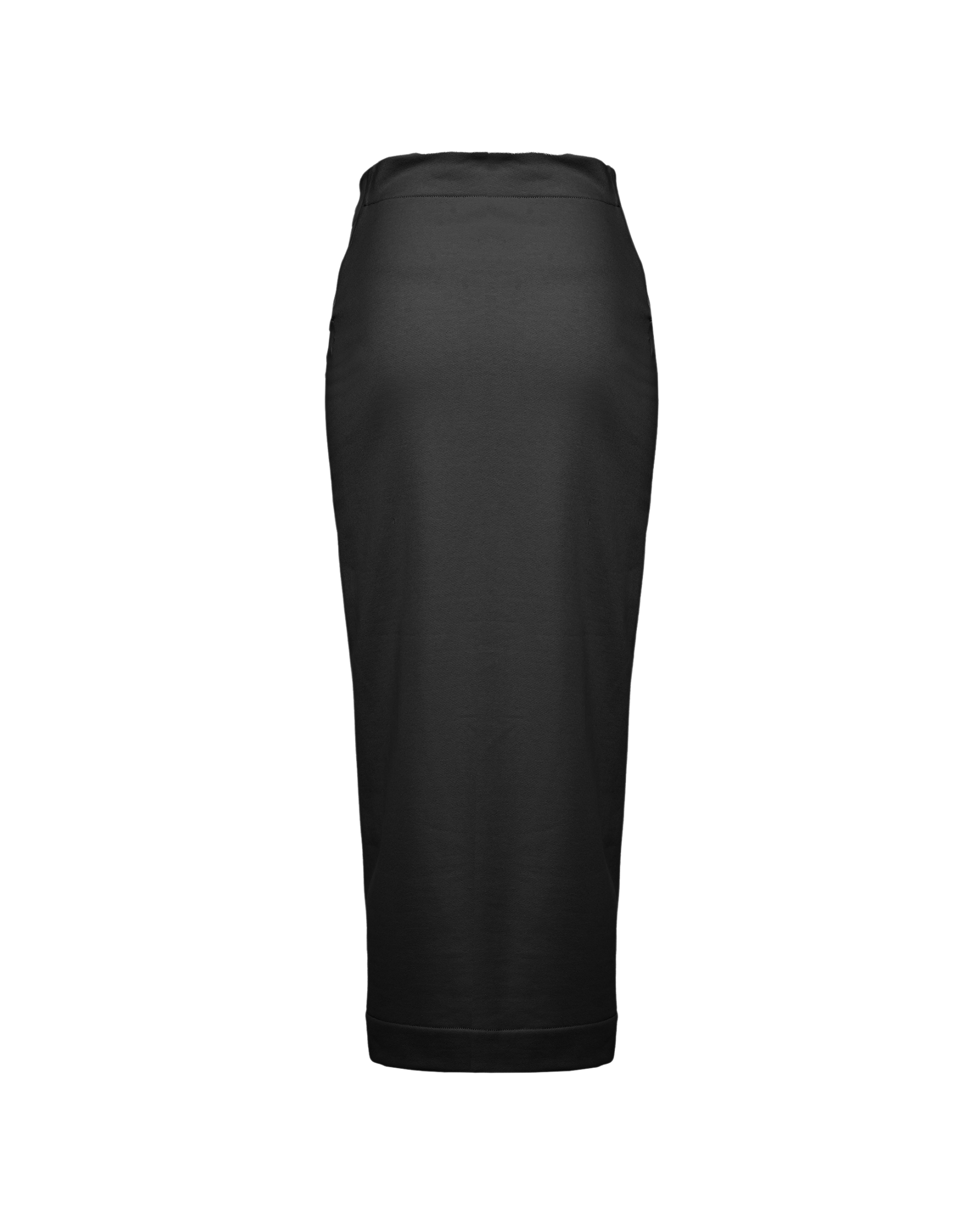 Twisted Midi Skirt Smoky Grey