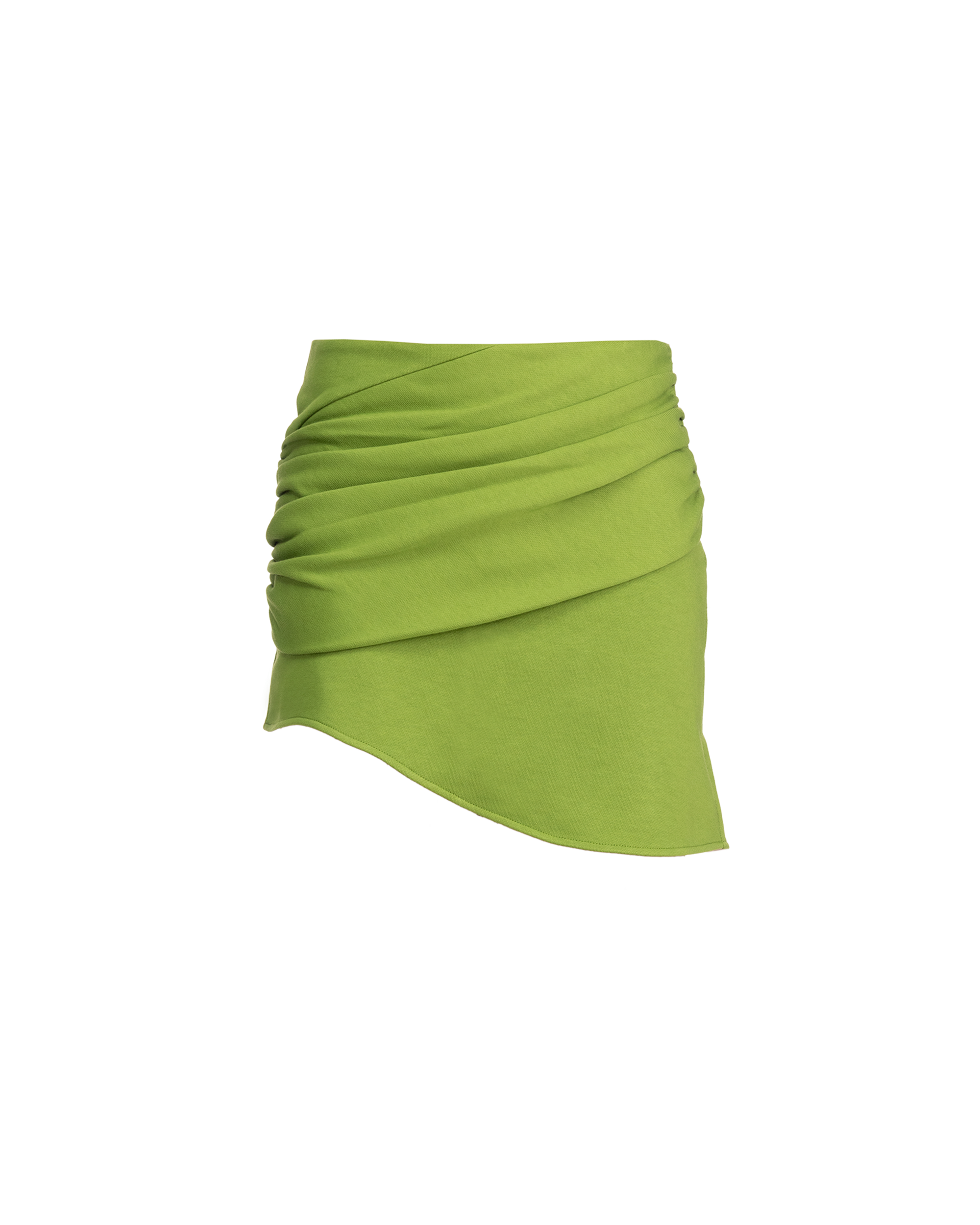 Drape Mini Skirt Pistachio