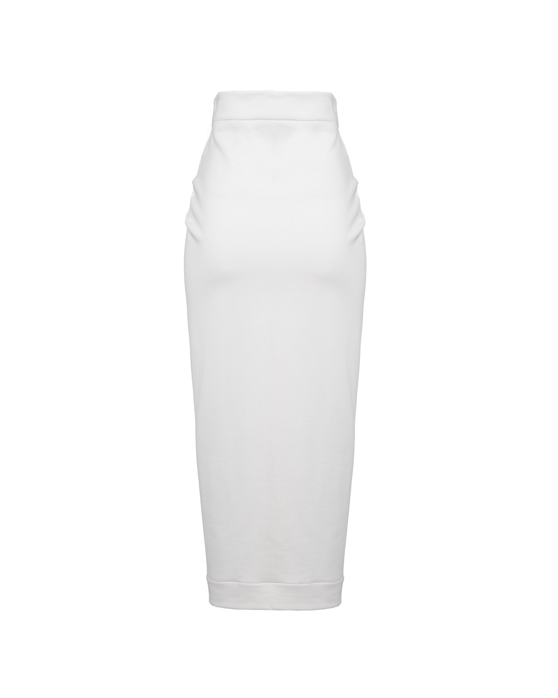 Twisted Midi Skirt Ivory