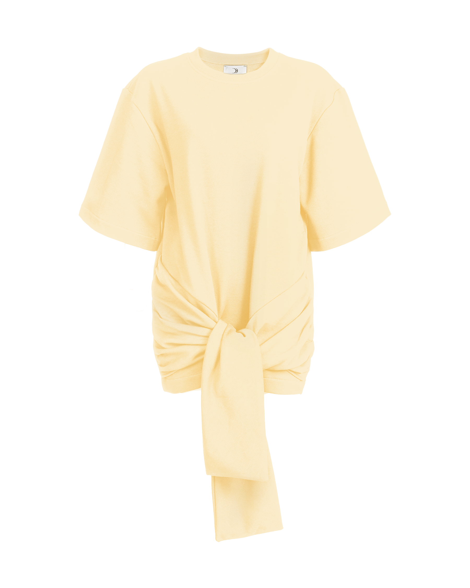 Bow T-shirt Double Cream