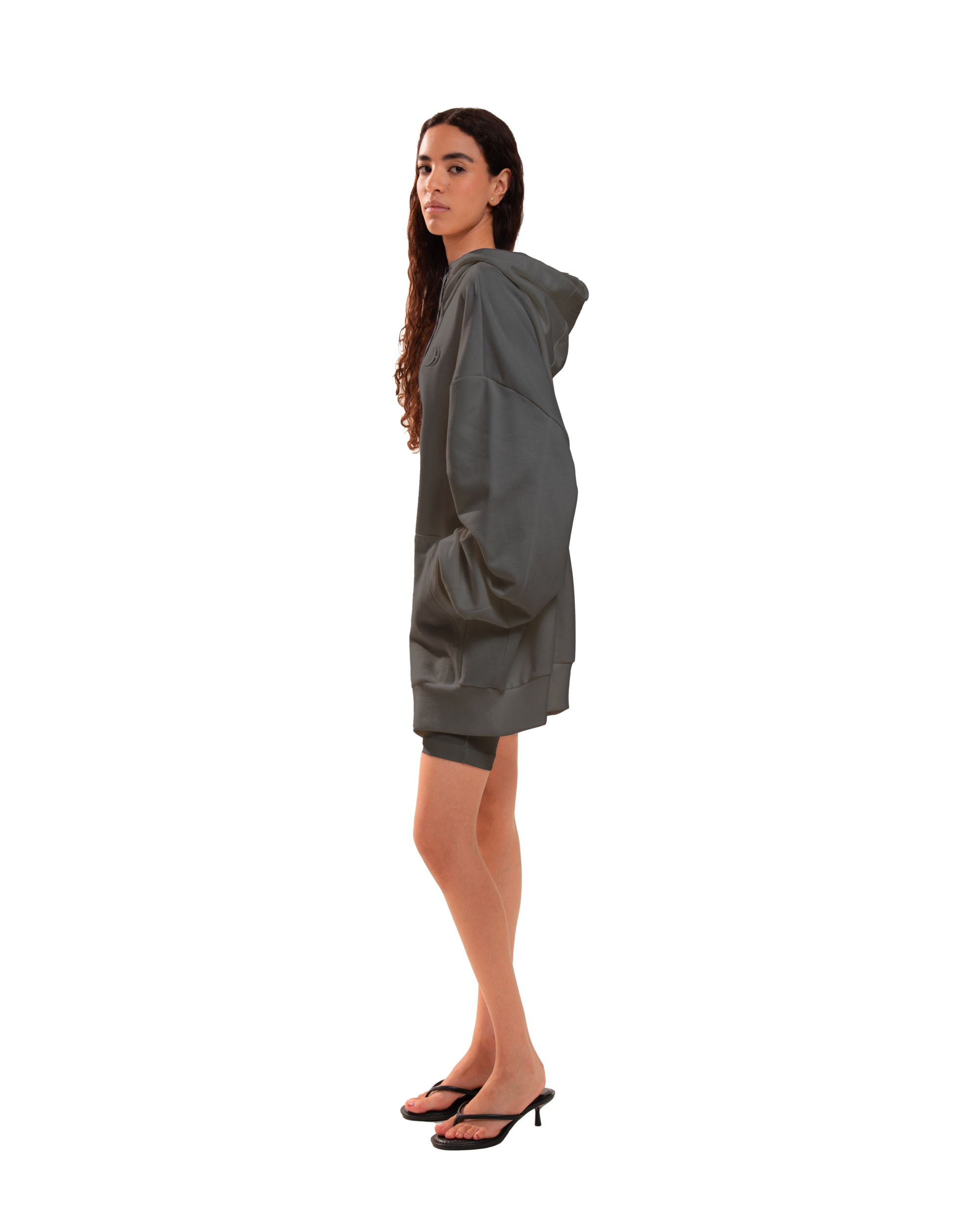 Over Hoodie Jacket Smoky Grey