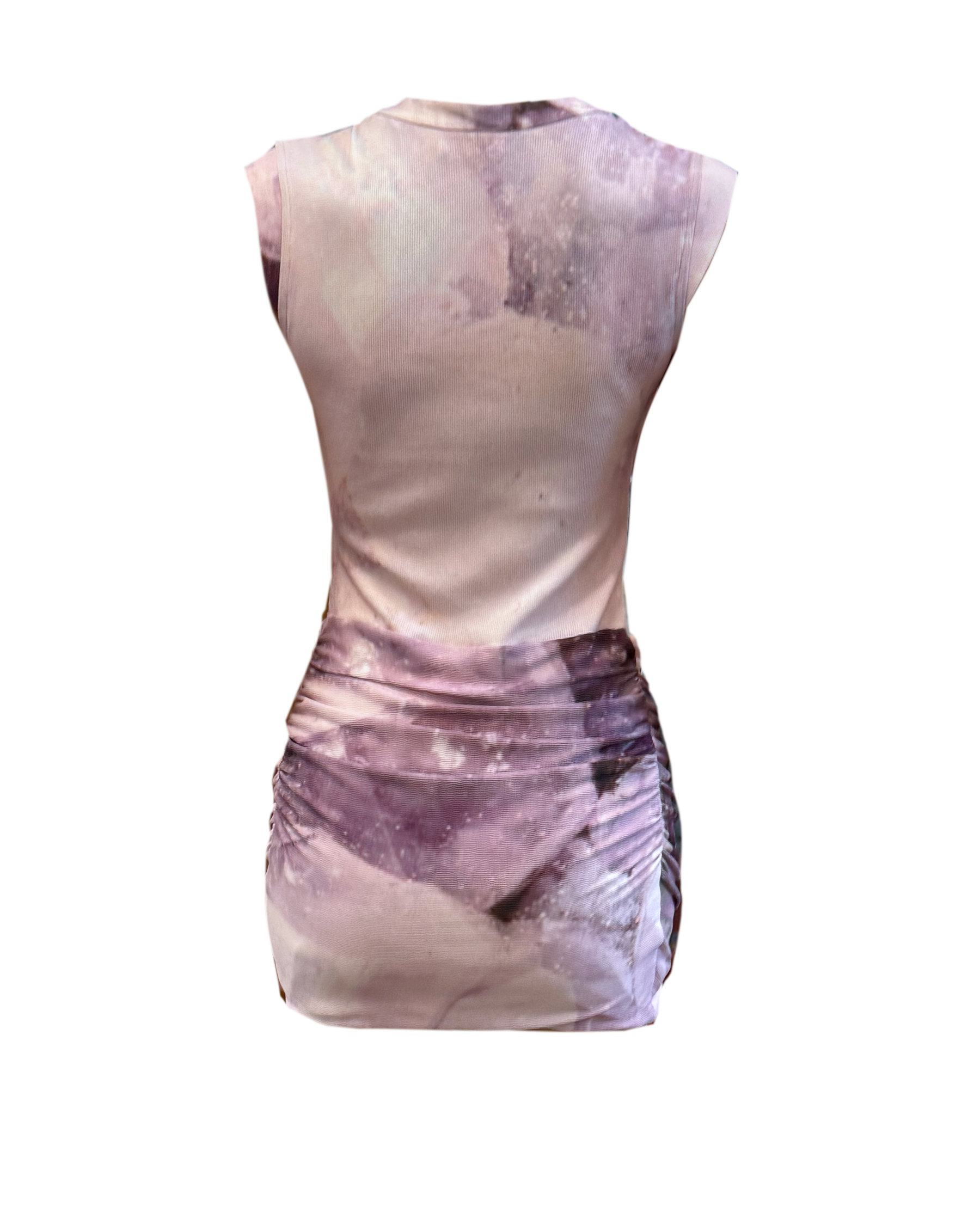 Draped Wrap Minidresses Quartz