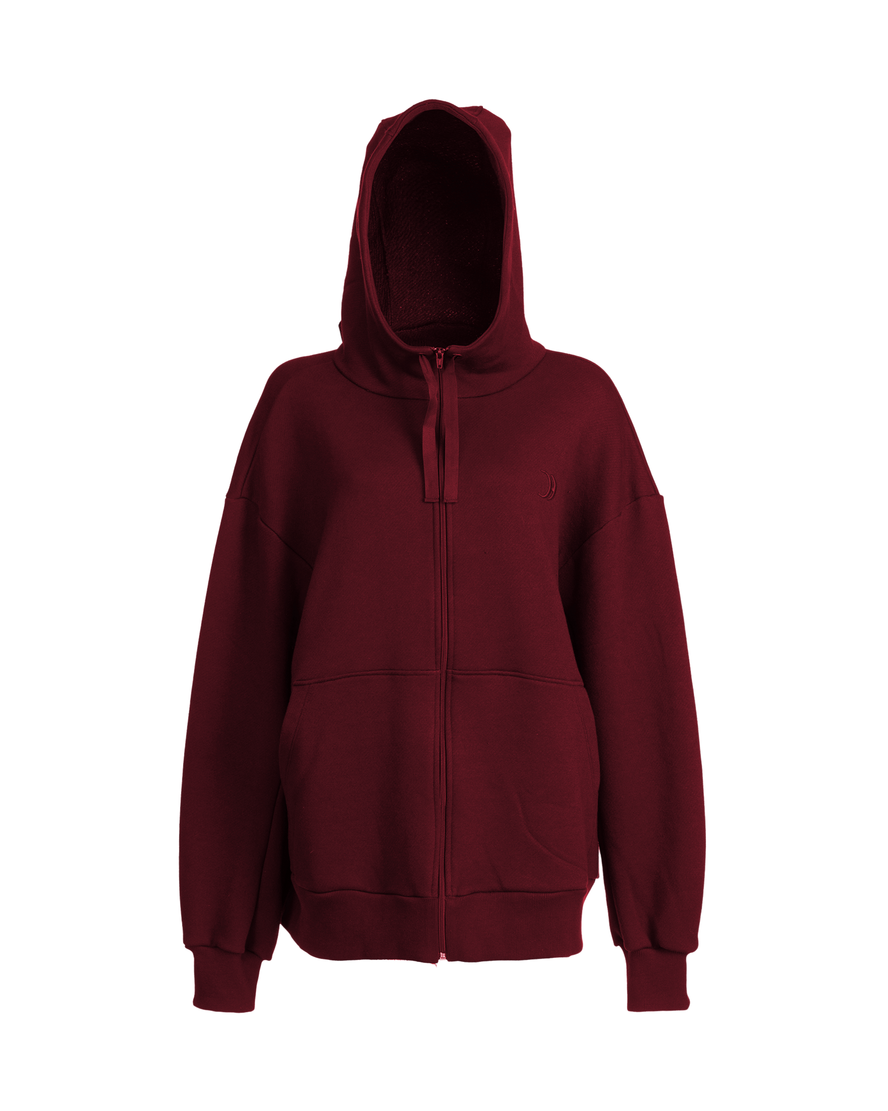 Over Hoodie Jacket Rich Plum