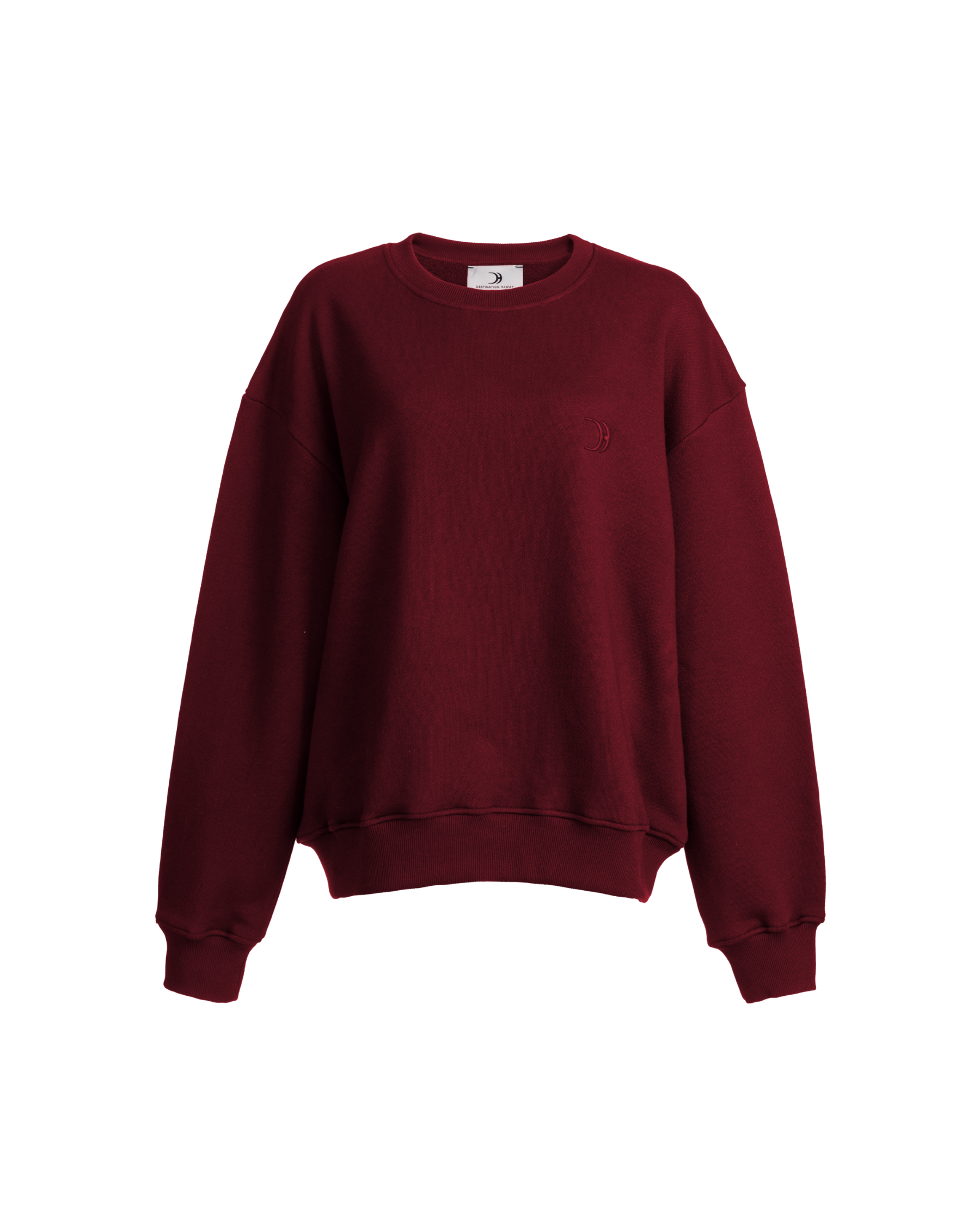 Over Crewneck Rich Plum