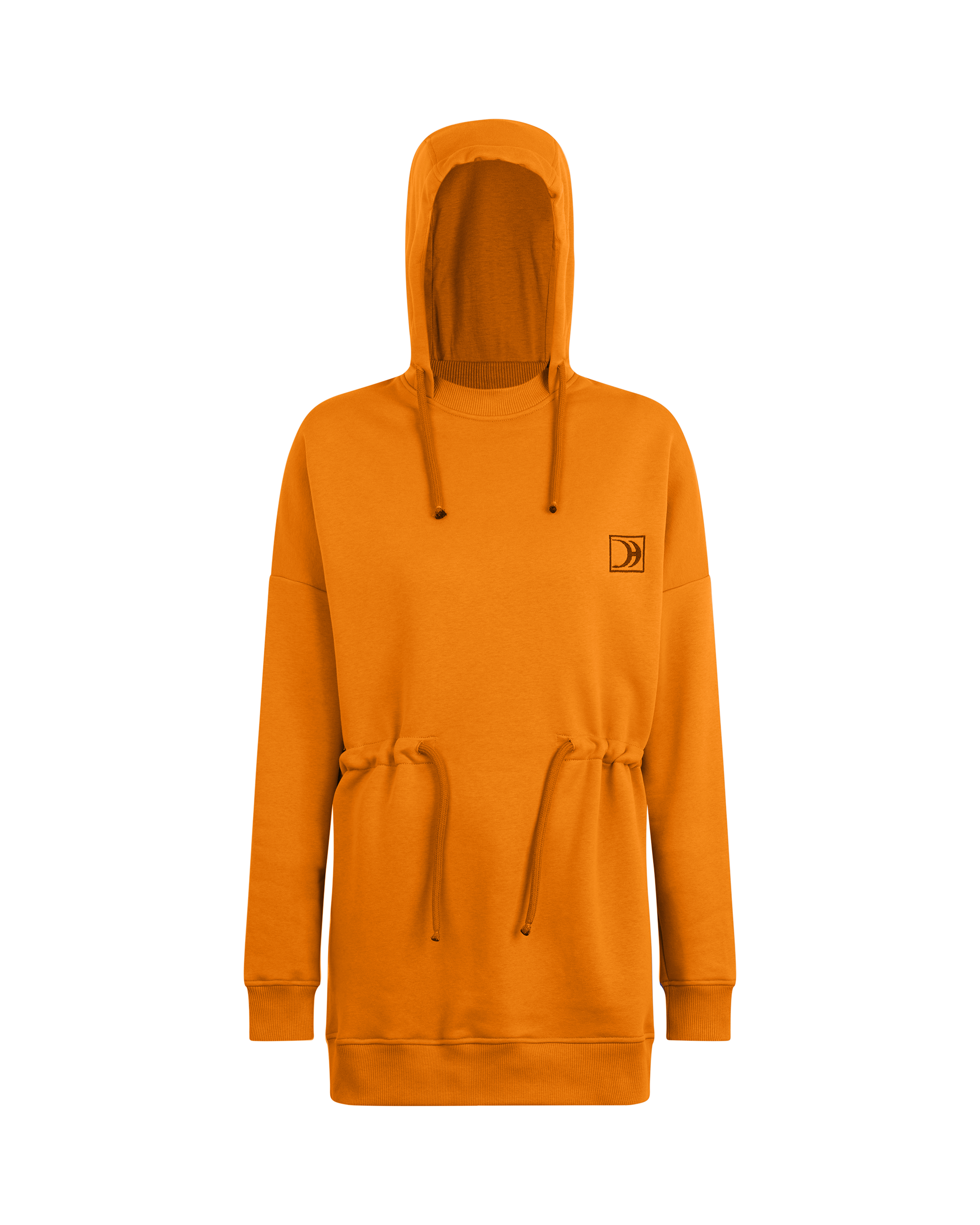 Hoodie Dress Orange
