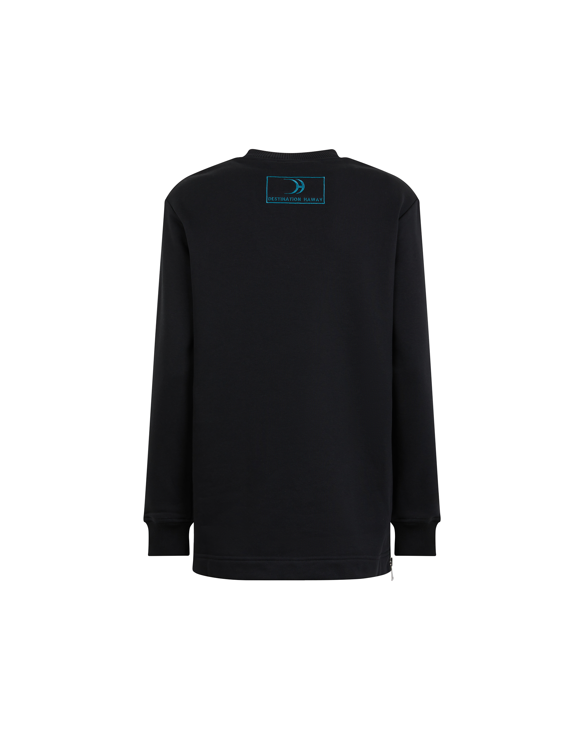 Zipped Sweatshirt Black