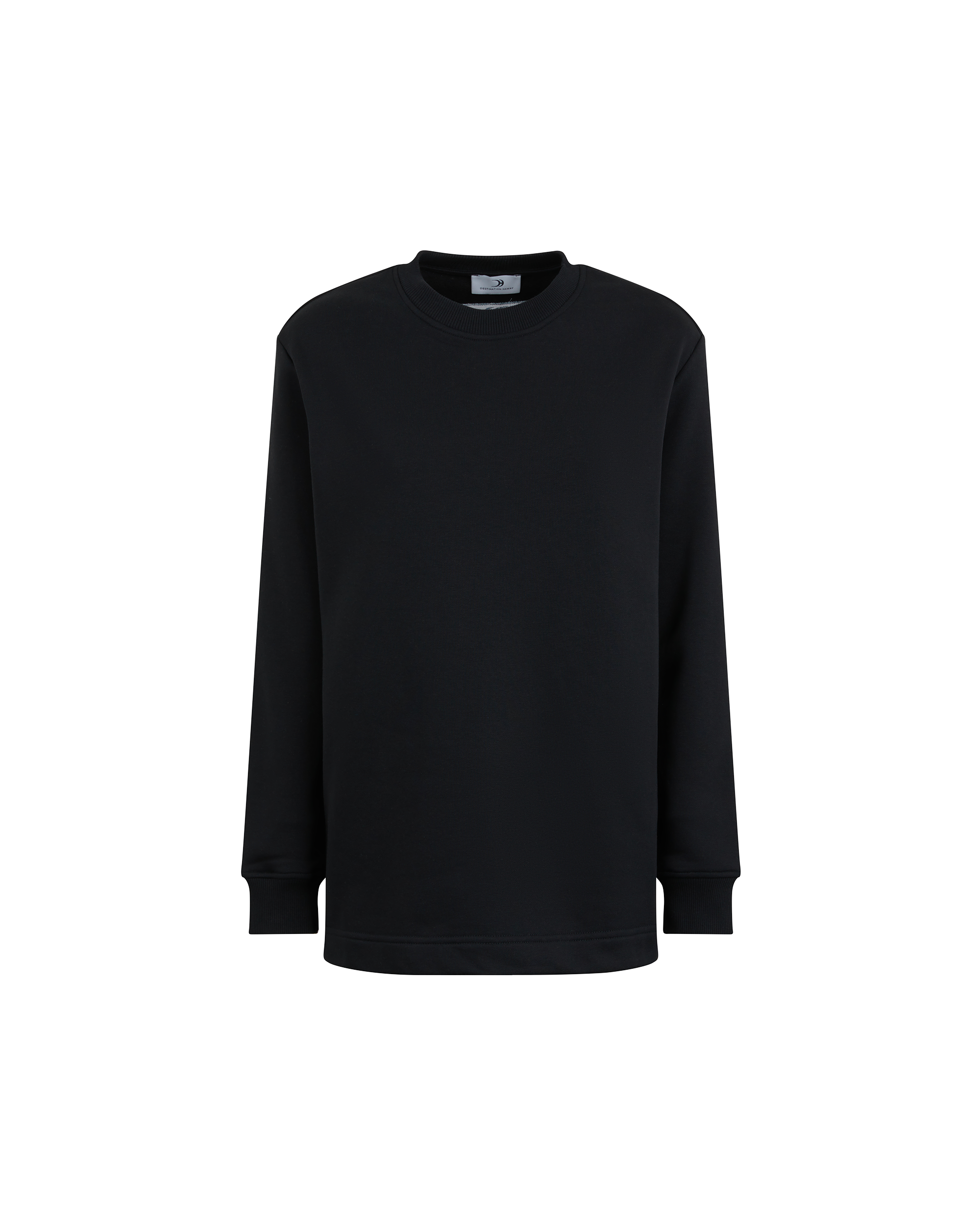 Zipped Sweatshirt Black