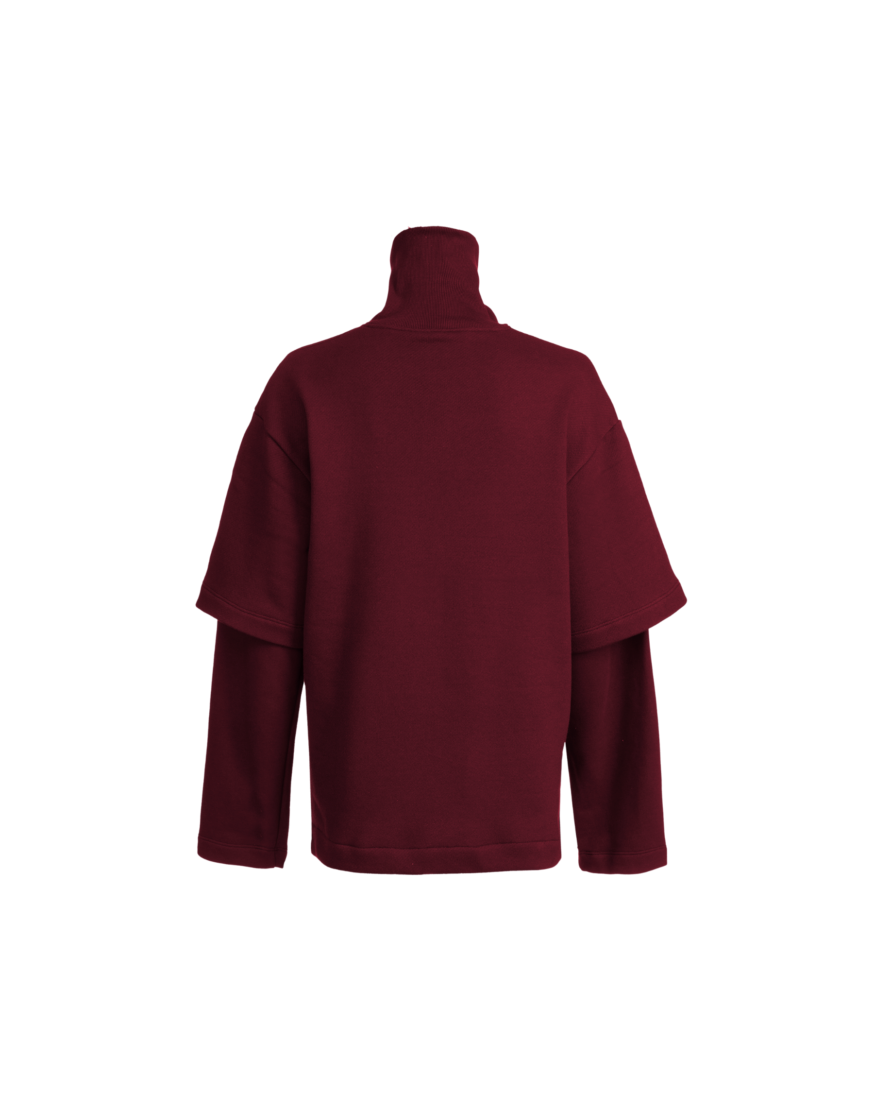 Polo Sweatshirt Rich Plum