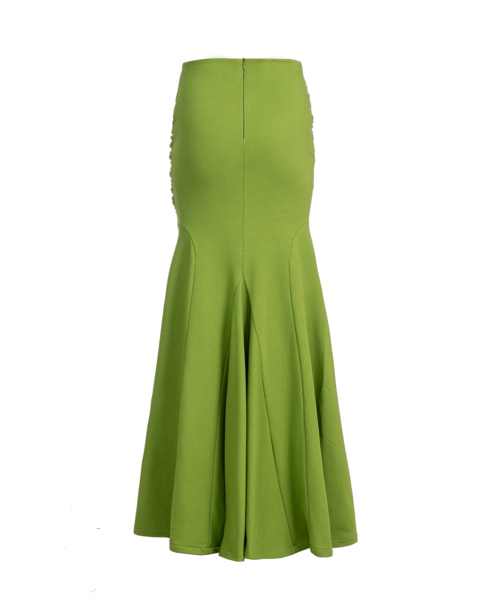 Drape Long Skirt Pistachio