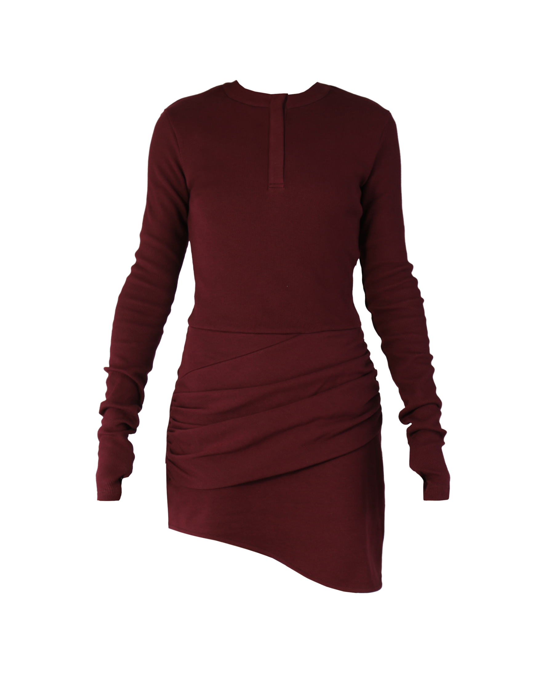 Serafino Mini Dress Rich Plum