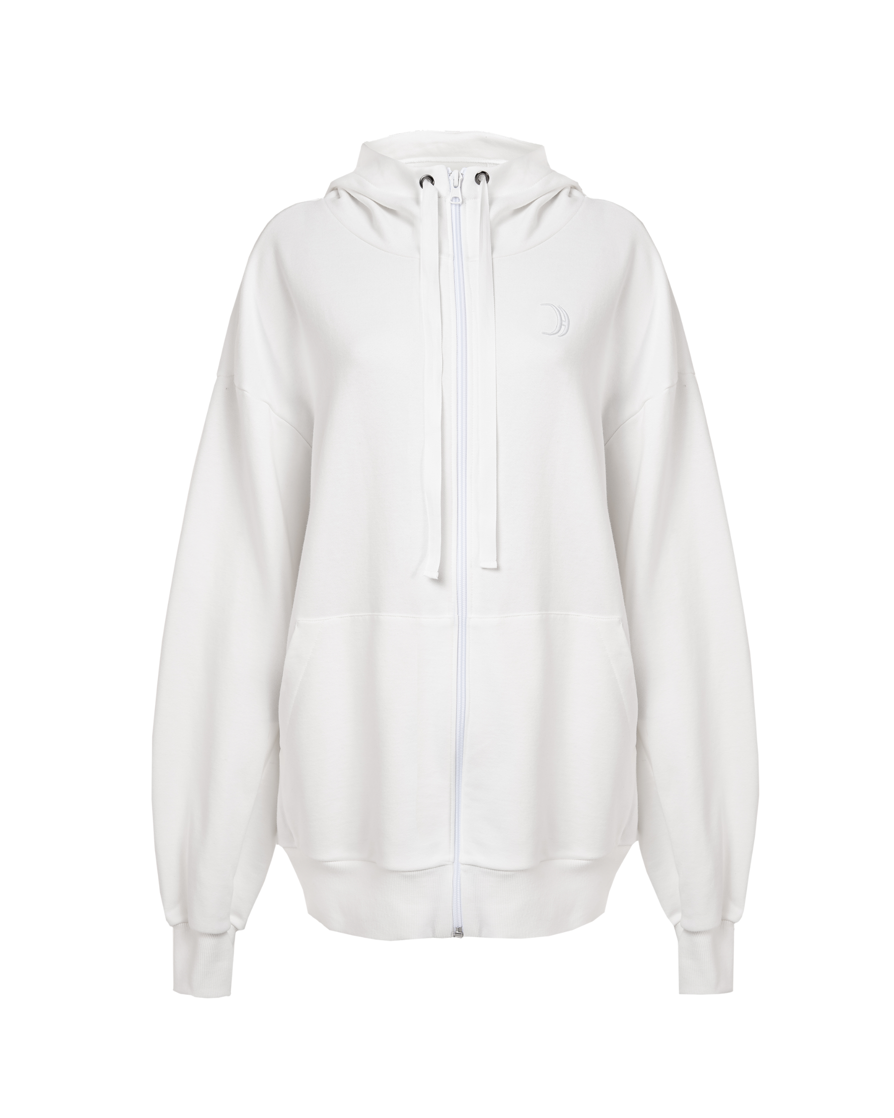 Over Hoodie Jacket Ivory
