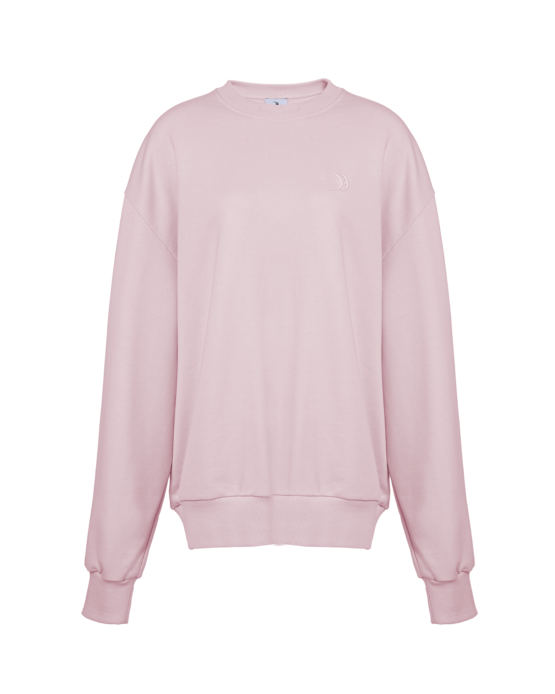 Over Crewneck Dusty Pink