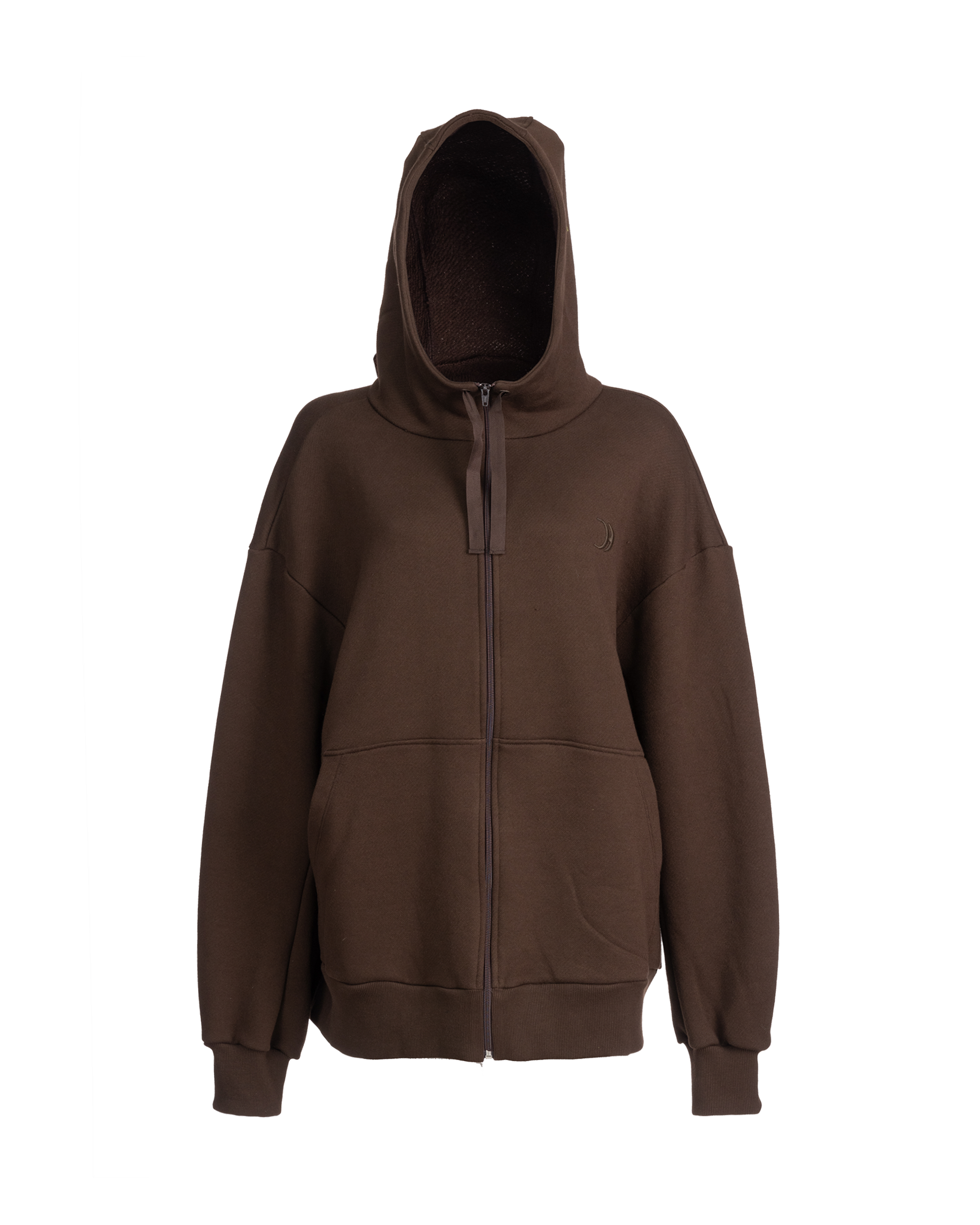 Over Hoodie Jacket Chocolate