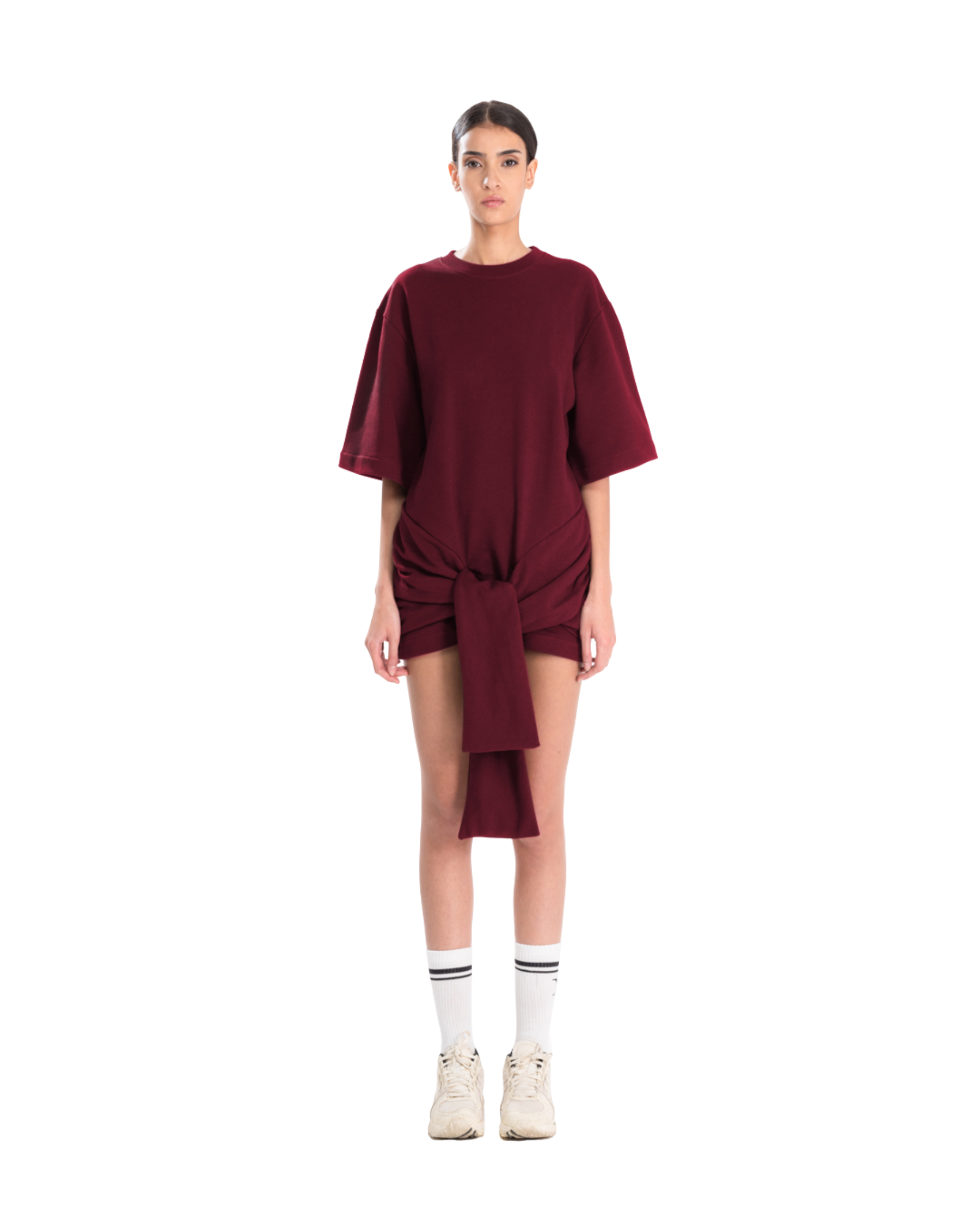 Bow T-shirt Rich Plum