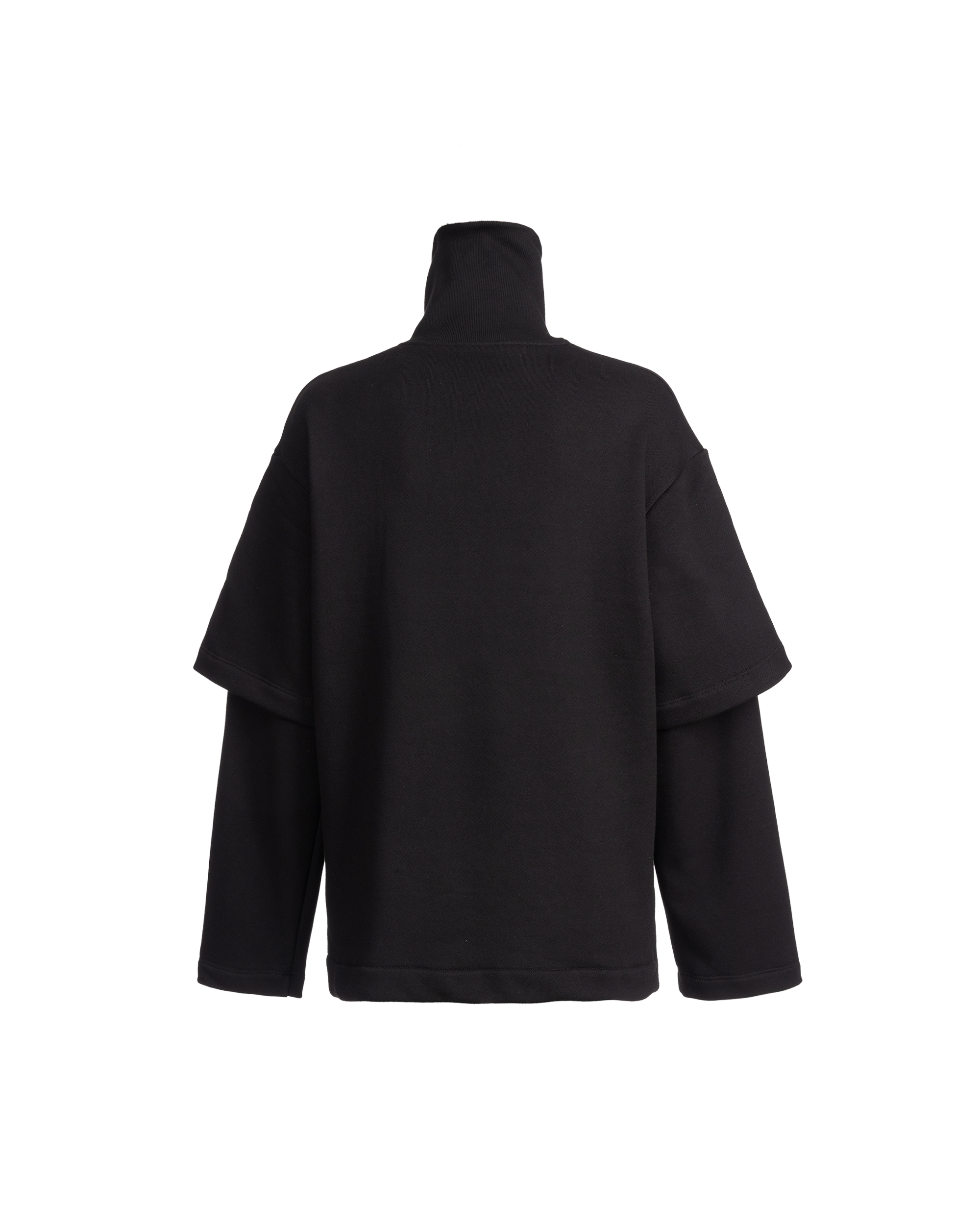 Polo Sweatshirt Black
