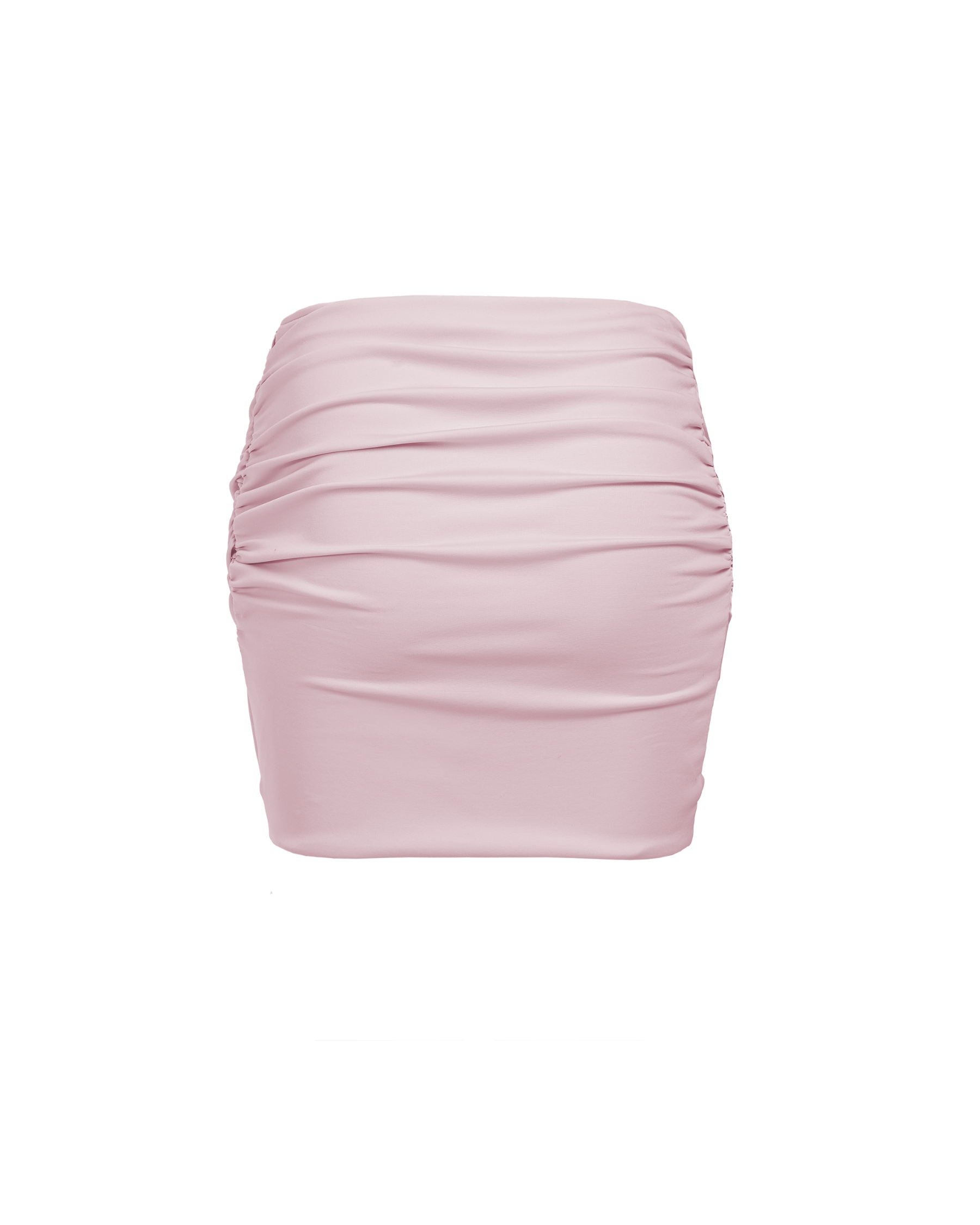 Draped Wrap Mini Skirt Dusty Pink