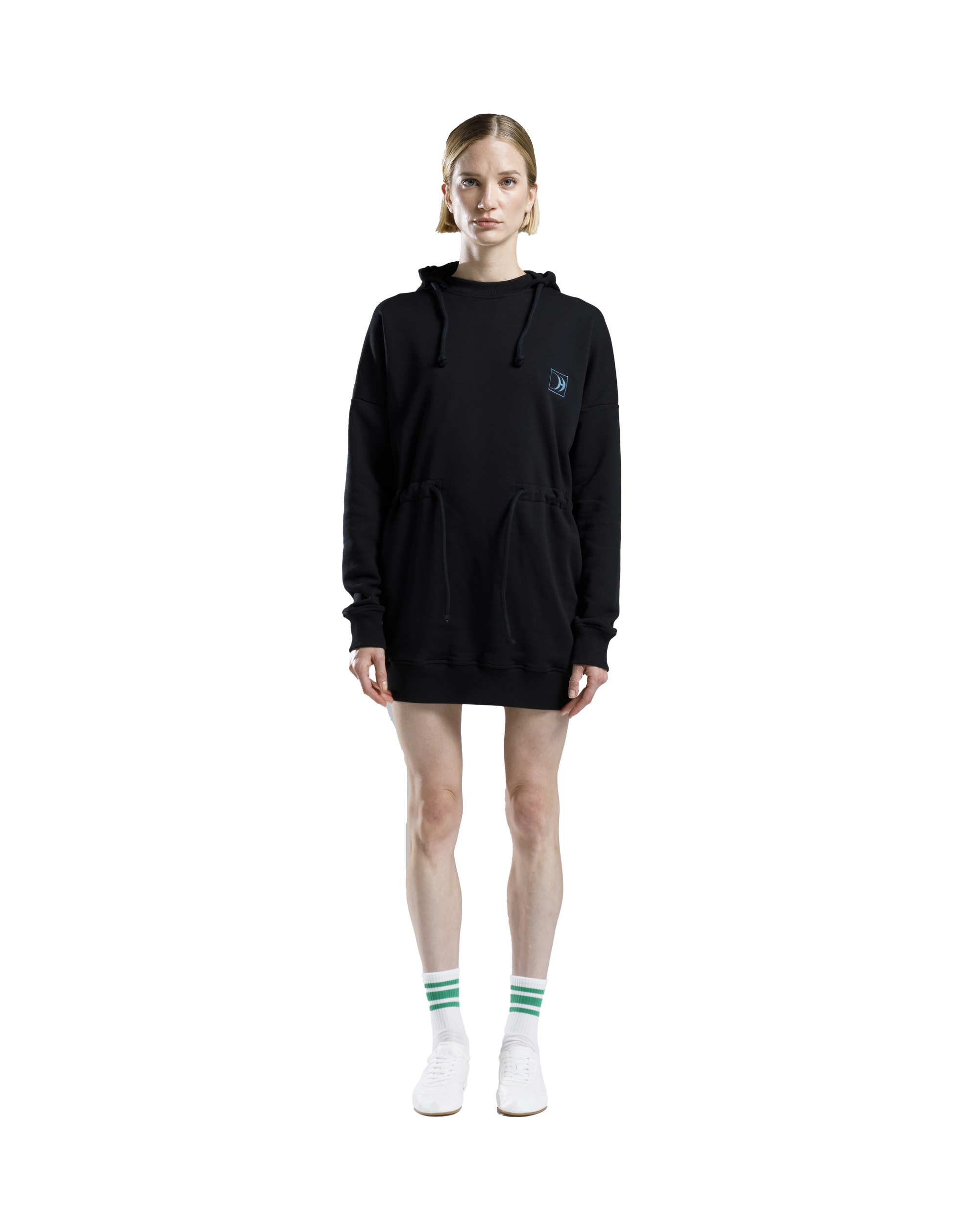 Hoodie Dress Black