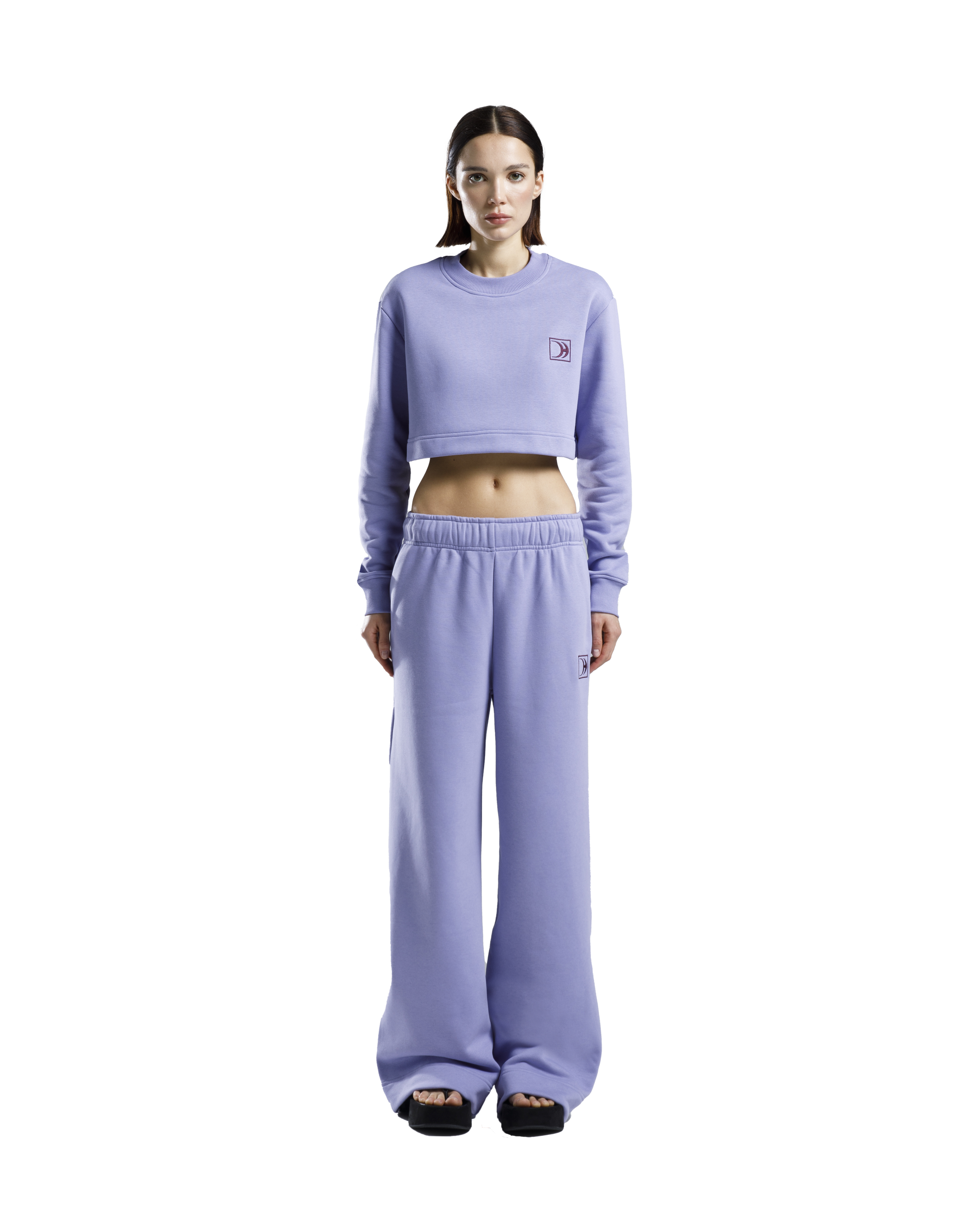 Zipped Trousers Lilac