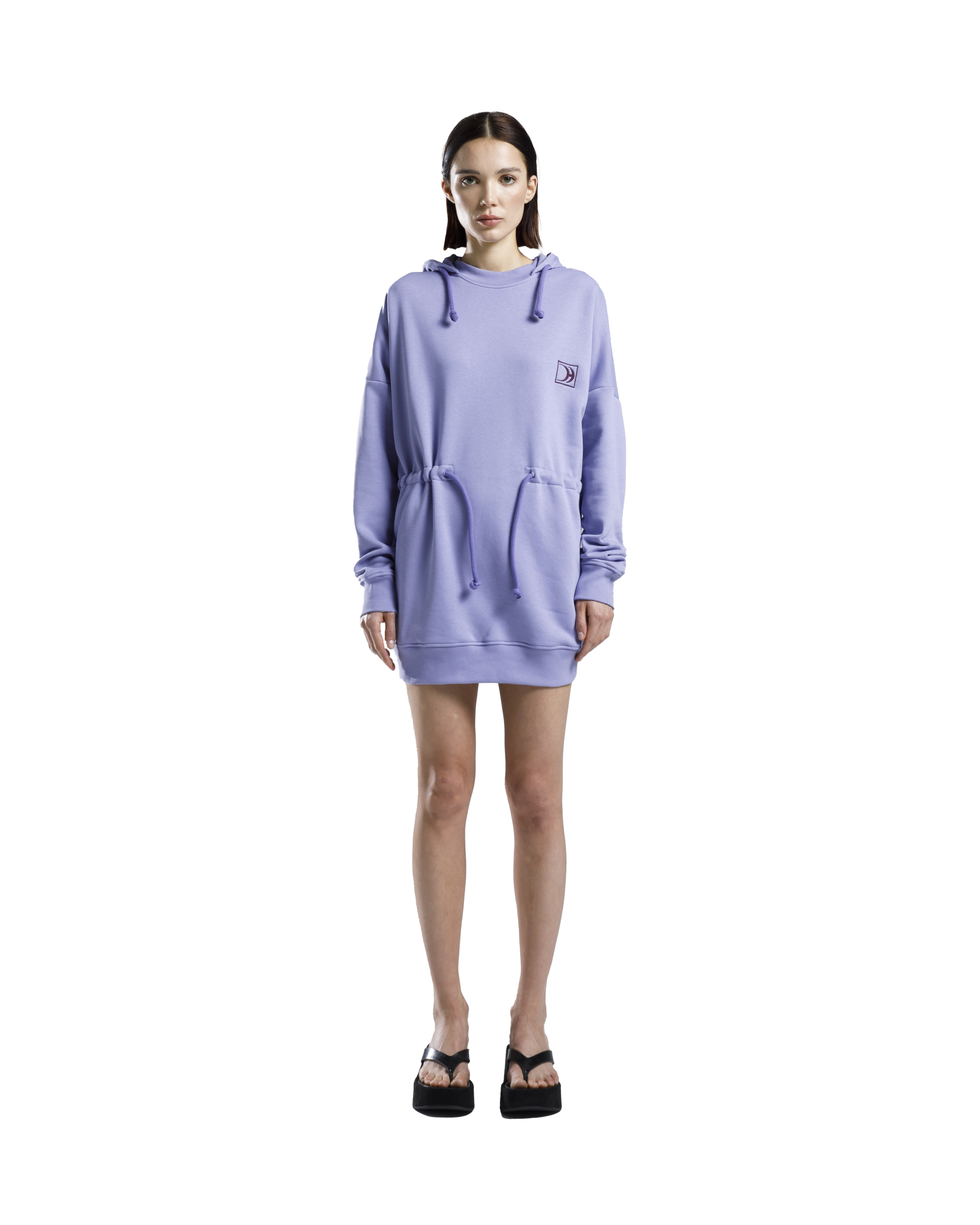 Hoodie Dress Lilac