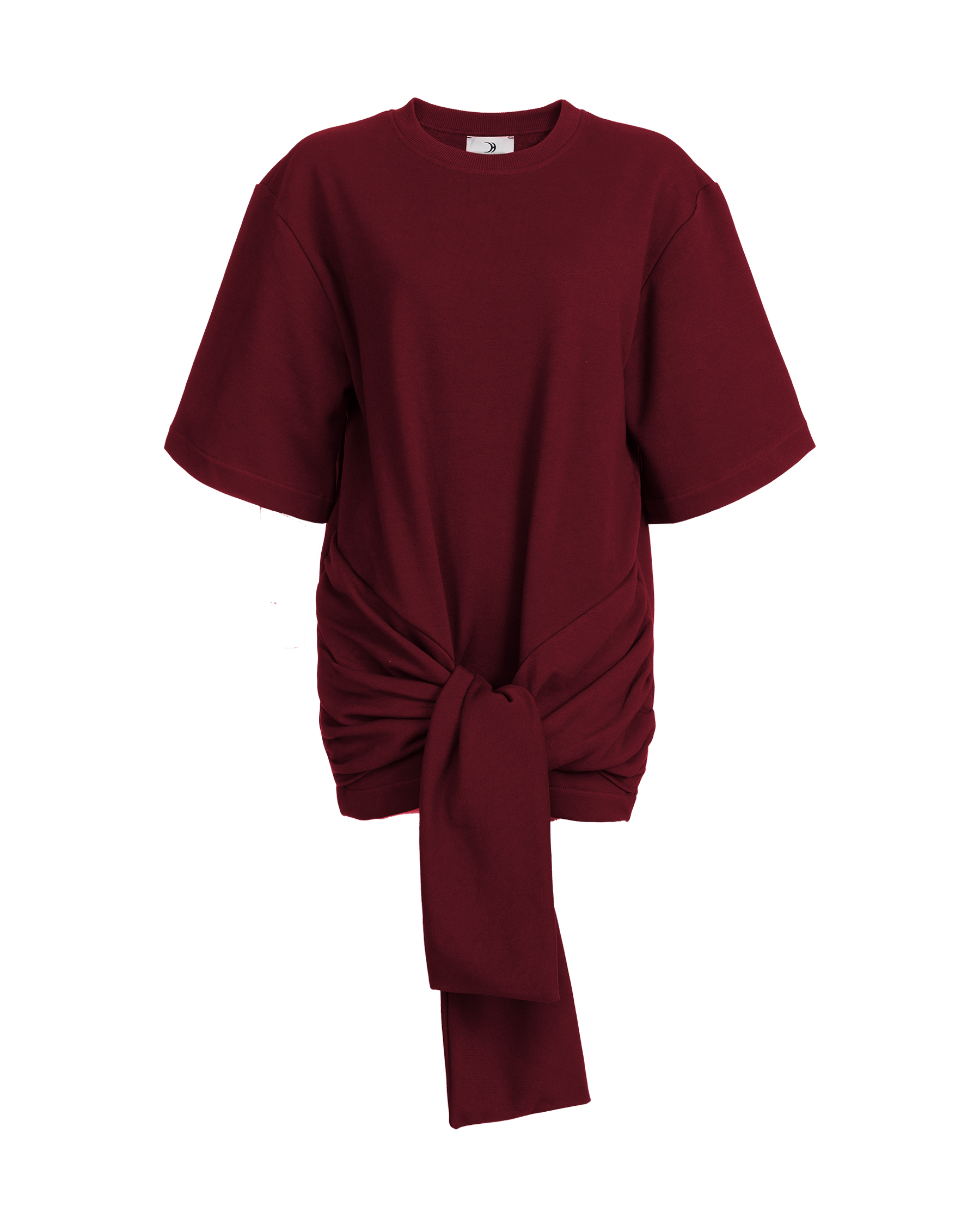 Bow T-shirt Rich Plum