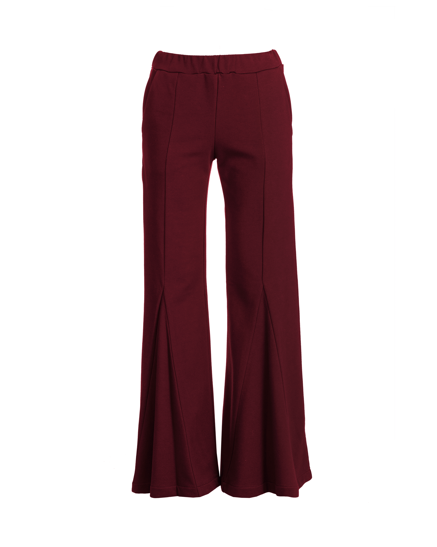 Wide Leg Pants Rich Plum