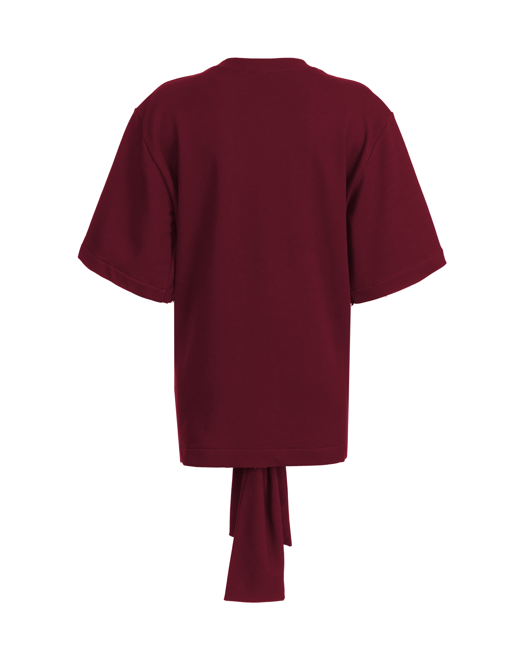 Bow T-shirt Rich Plum