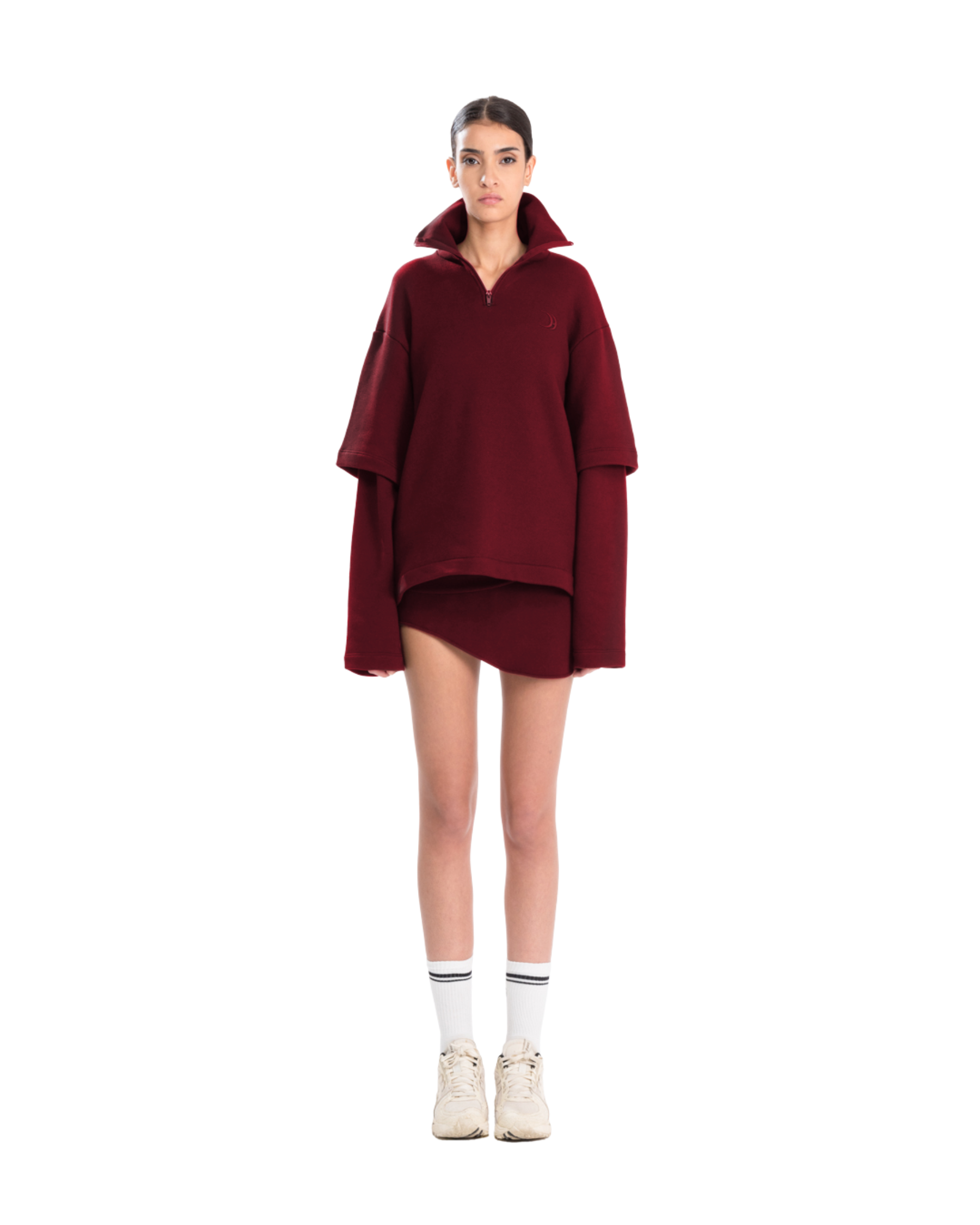 Polo Sweatshirt Rich Plum