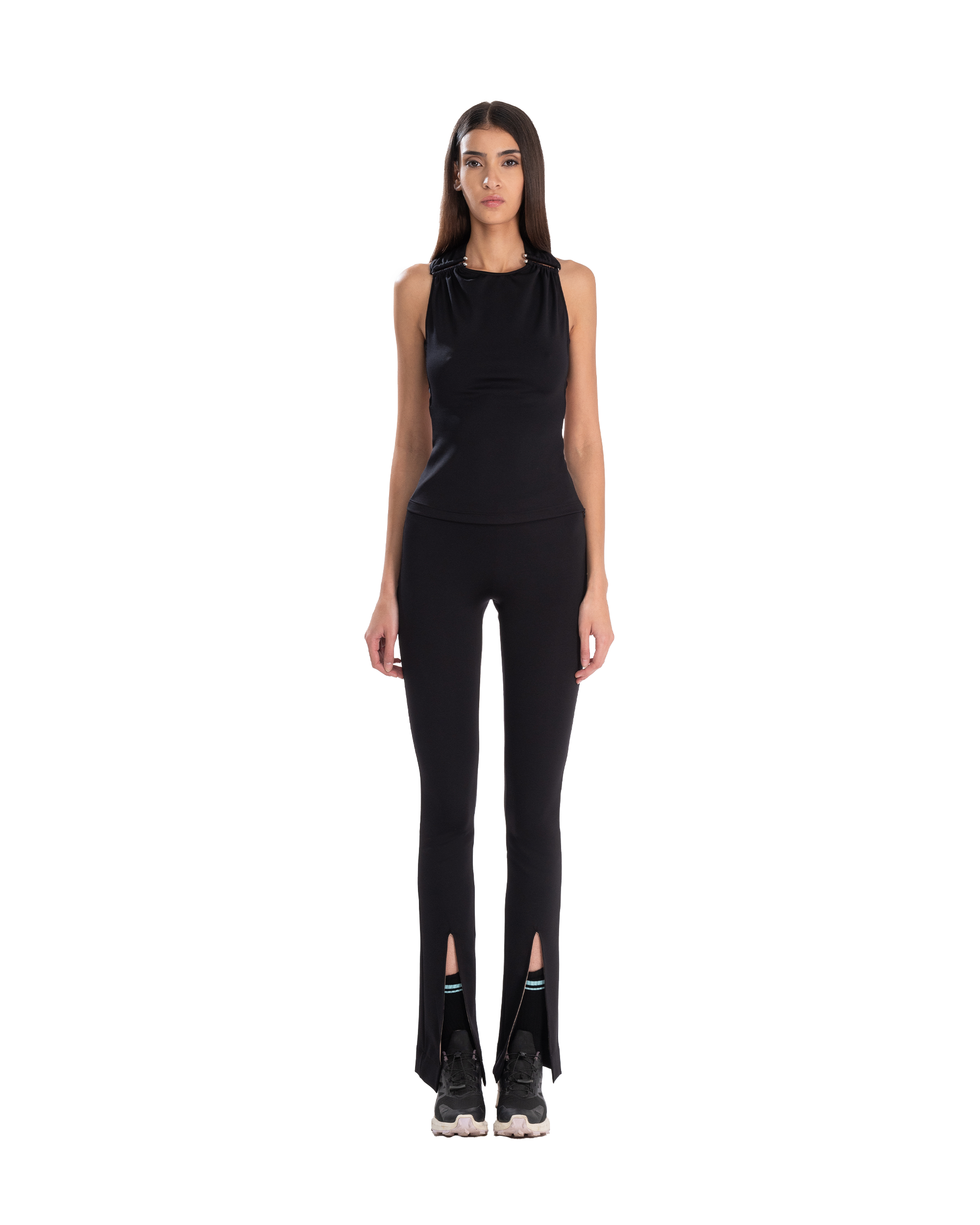 Punto Milano Flare Pants Black