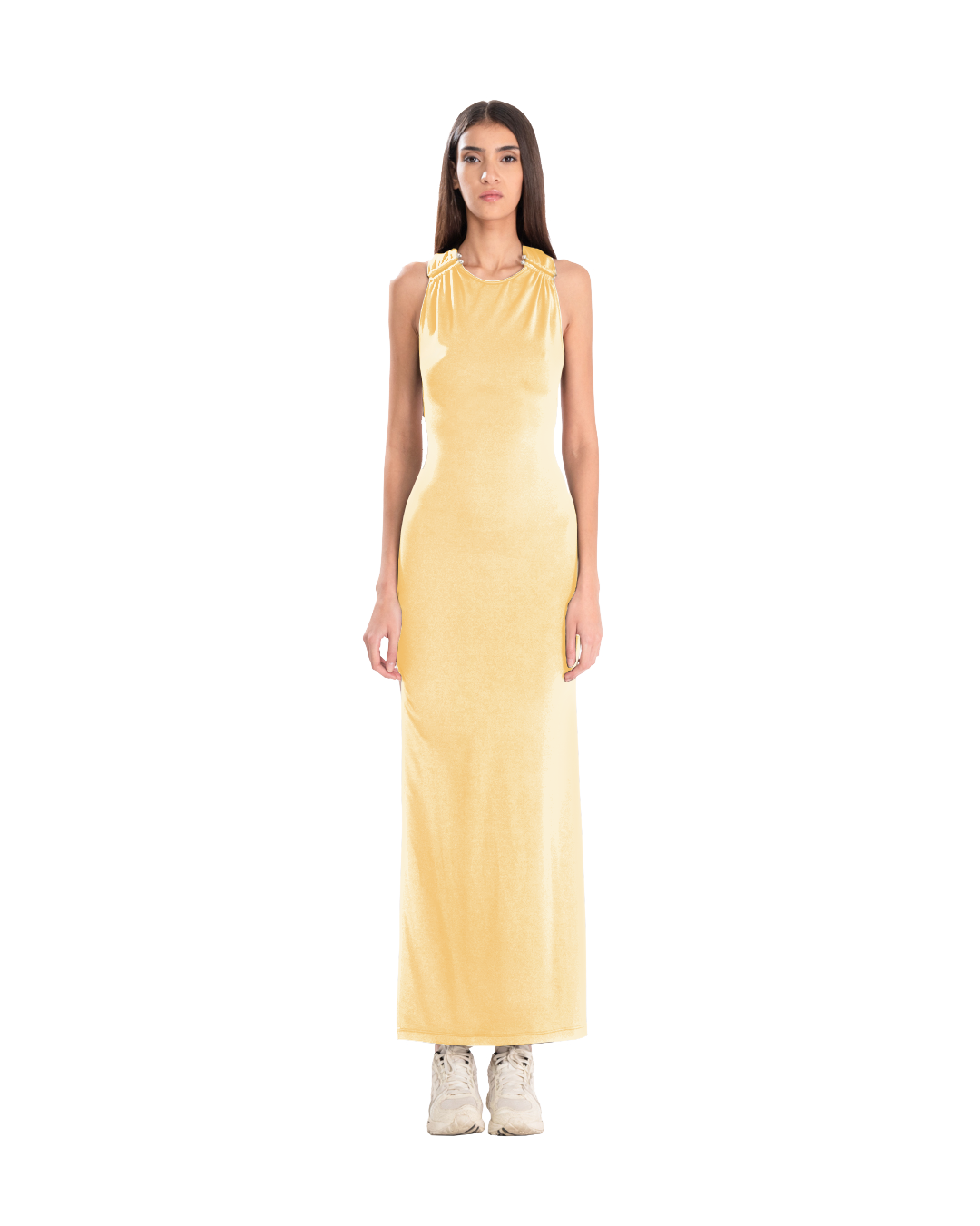 Piercing Dress Double Cream