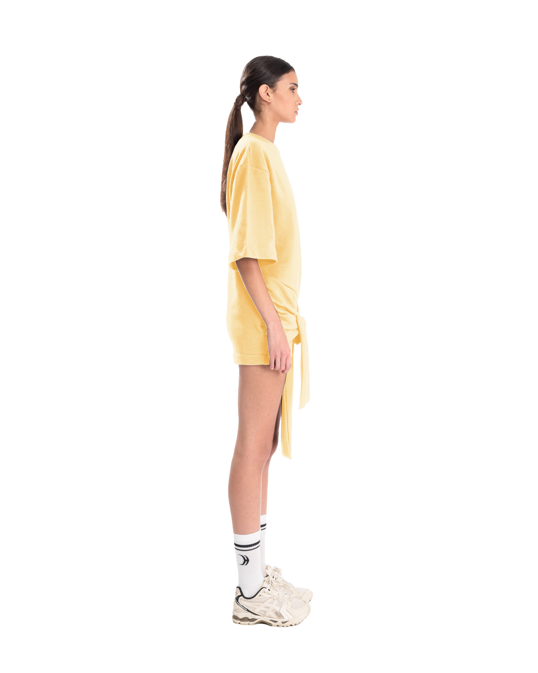Bow T-shirt Double Cream