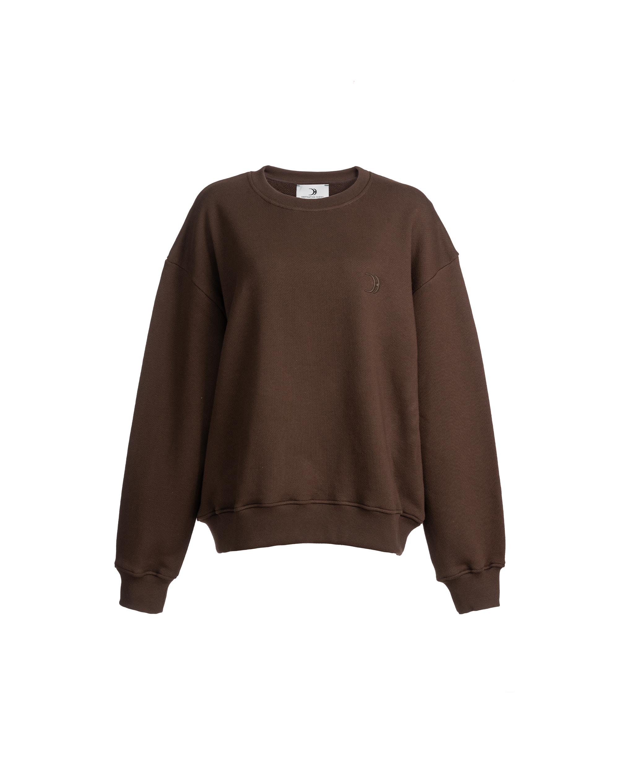 Over Crewneck Chocolate