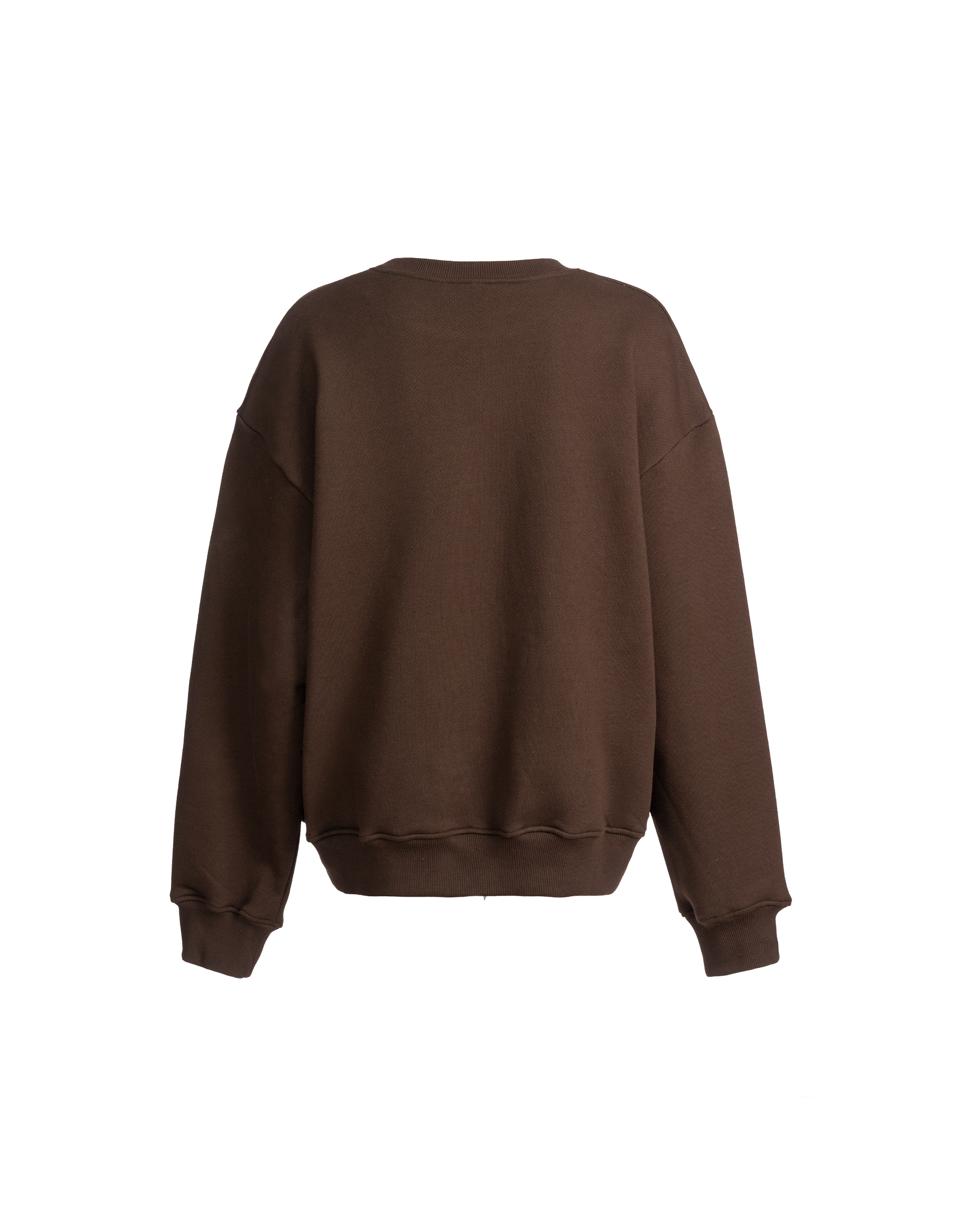 Over Crewneck Chocolate