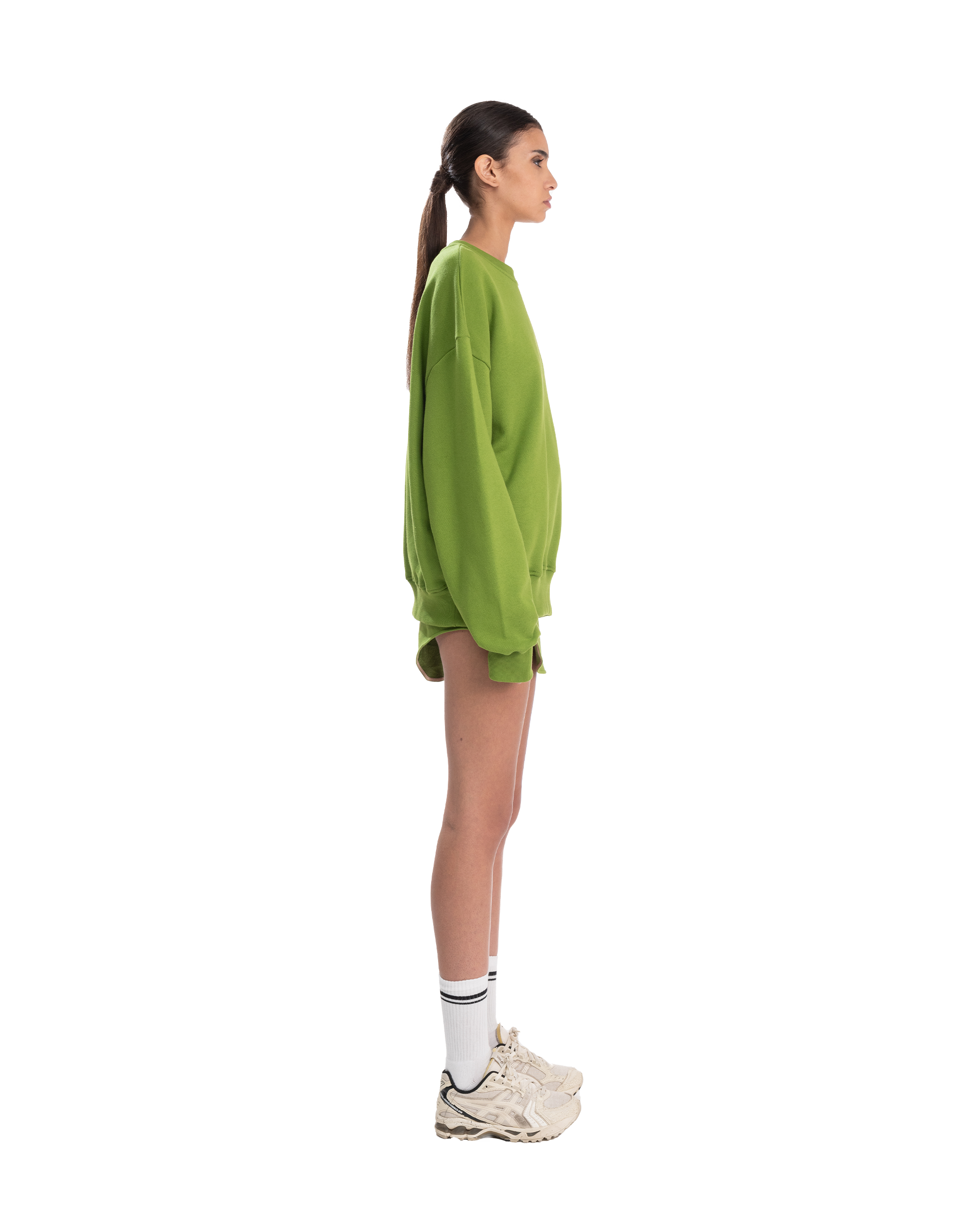 Drape Mini Skirt Pistachio