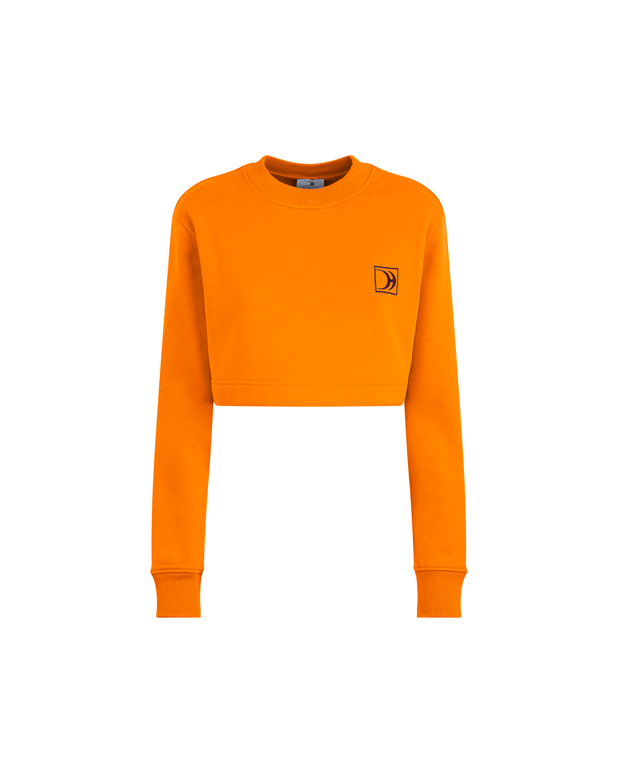 Crop Sweatshirt Orange