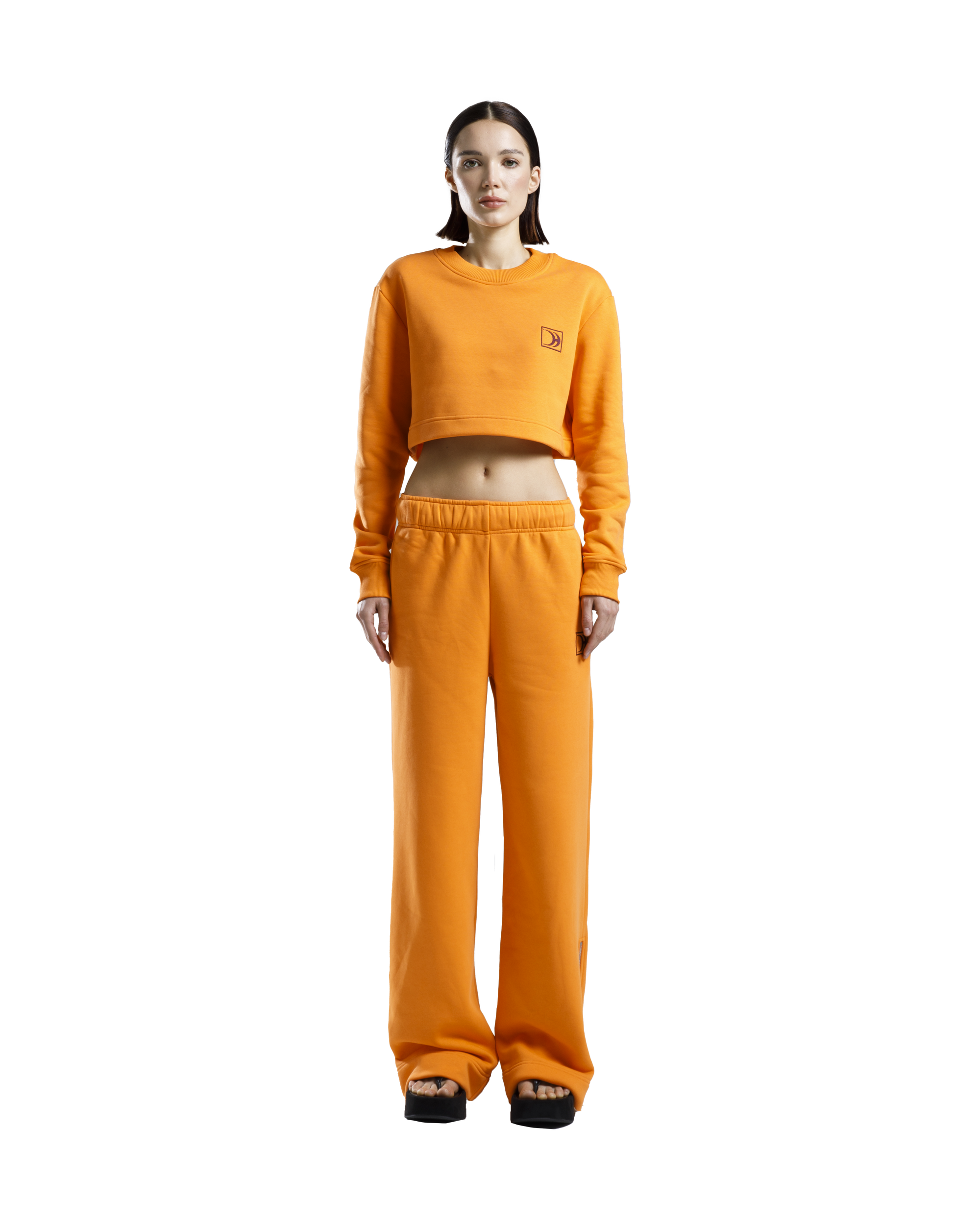 Zipped Trousers Orange