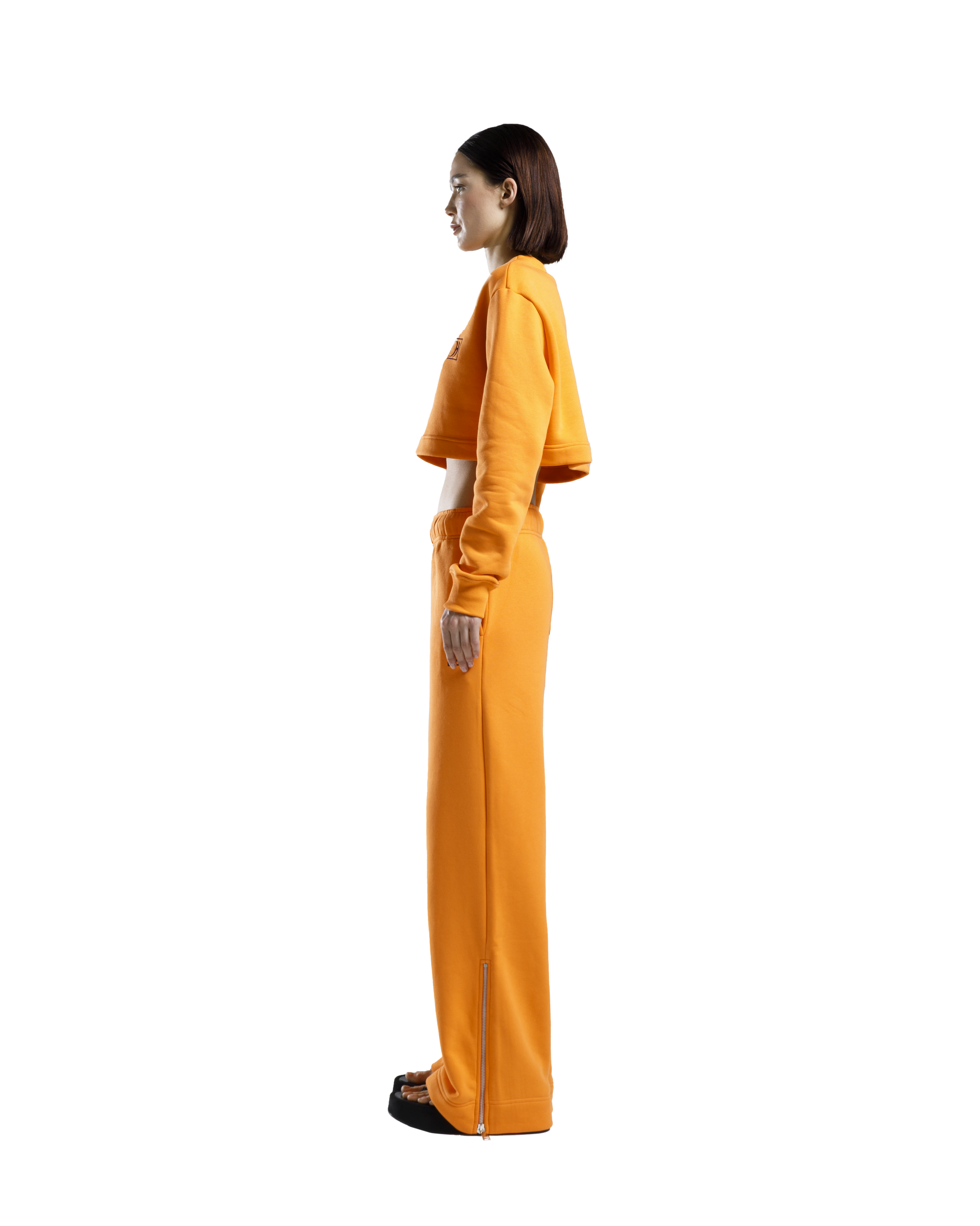 Zipped Trousers Orange