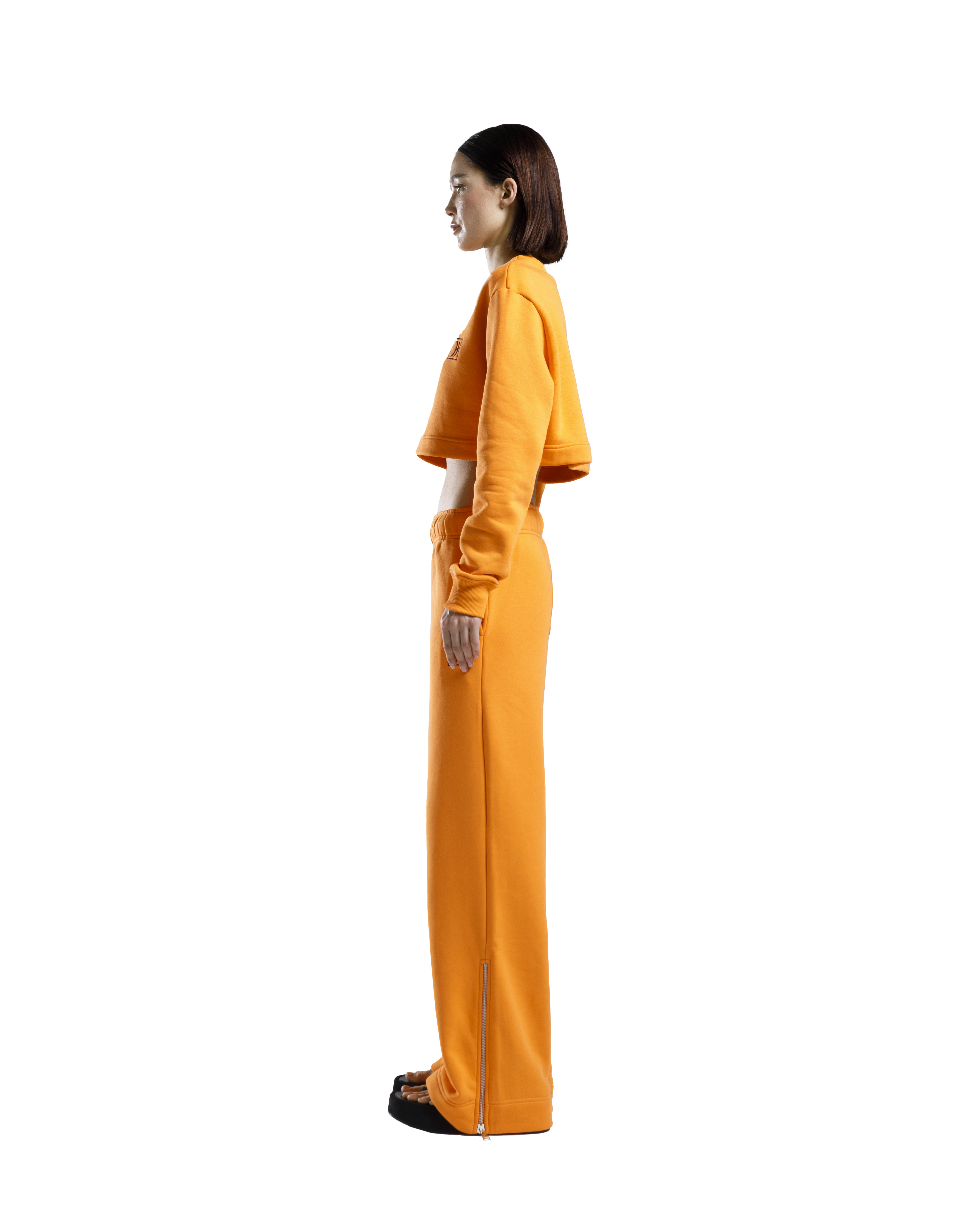 Zipped Trousers Orange