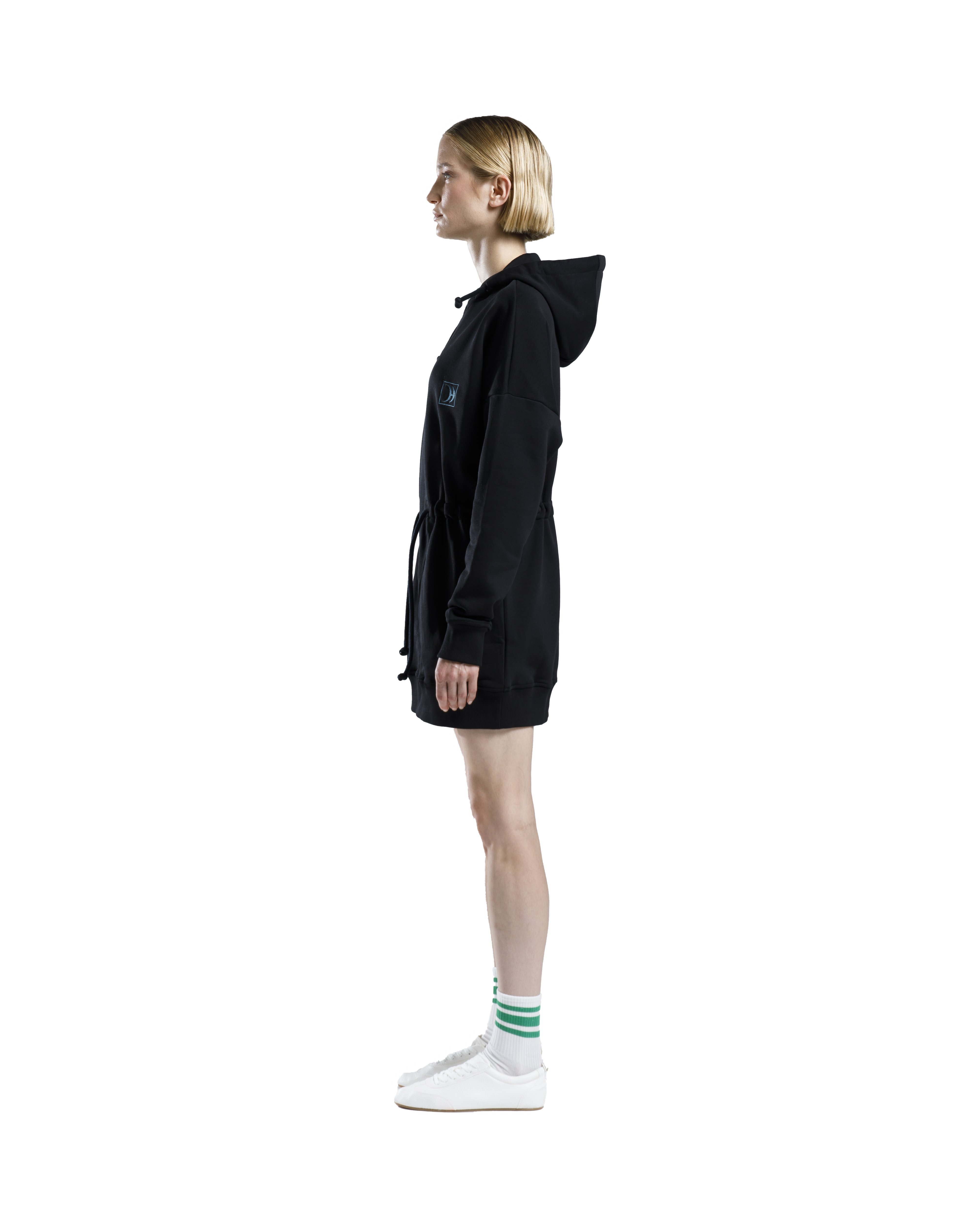 Hoodie Dress Black