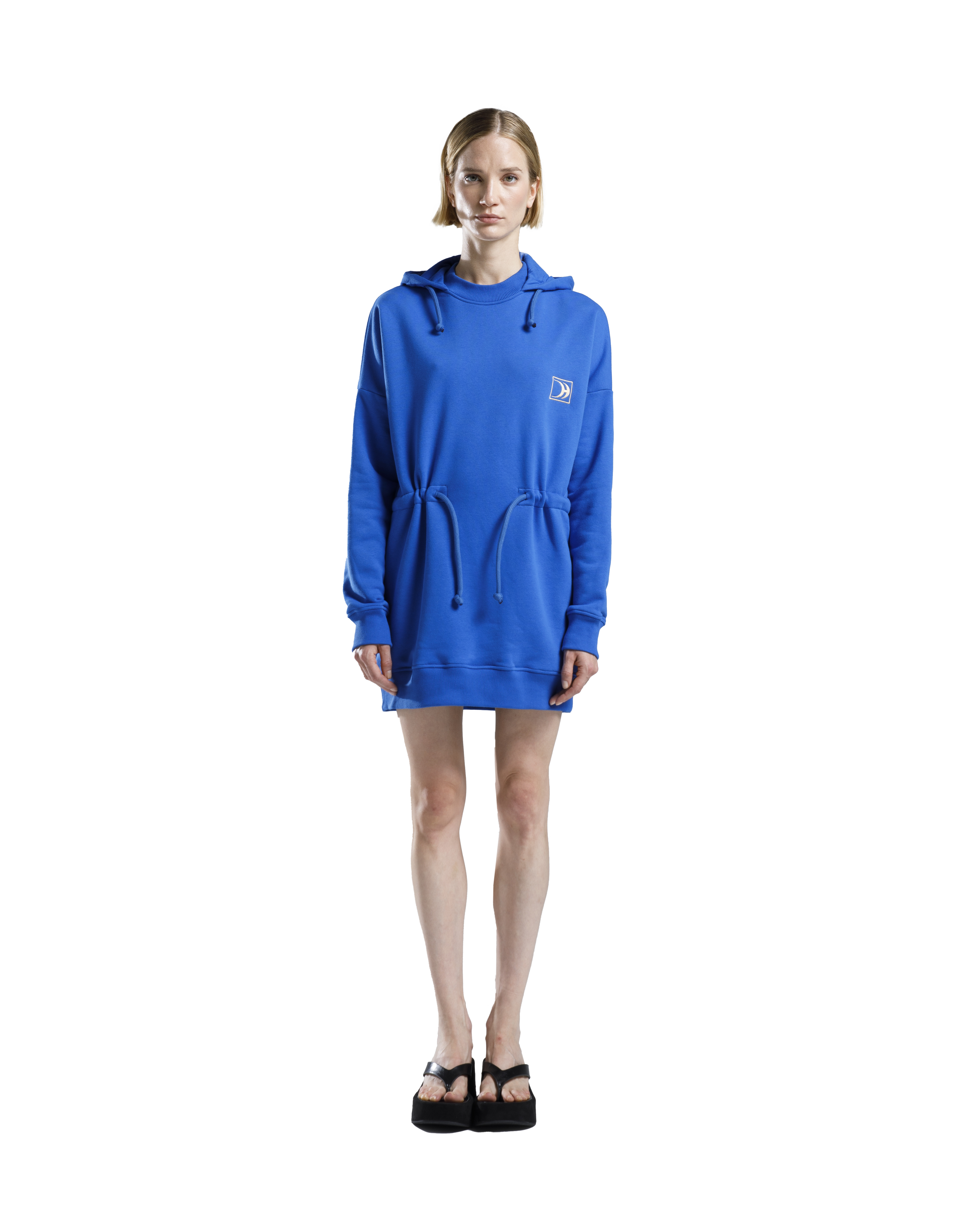 Hoodie Dress Blue