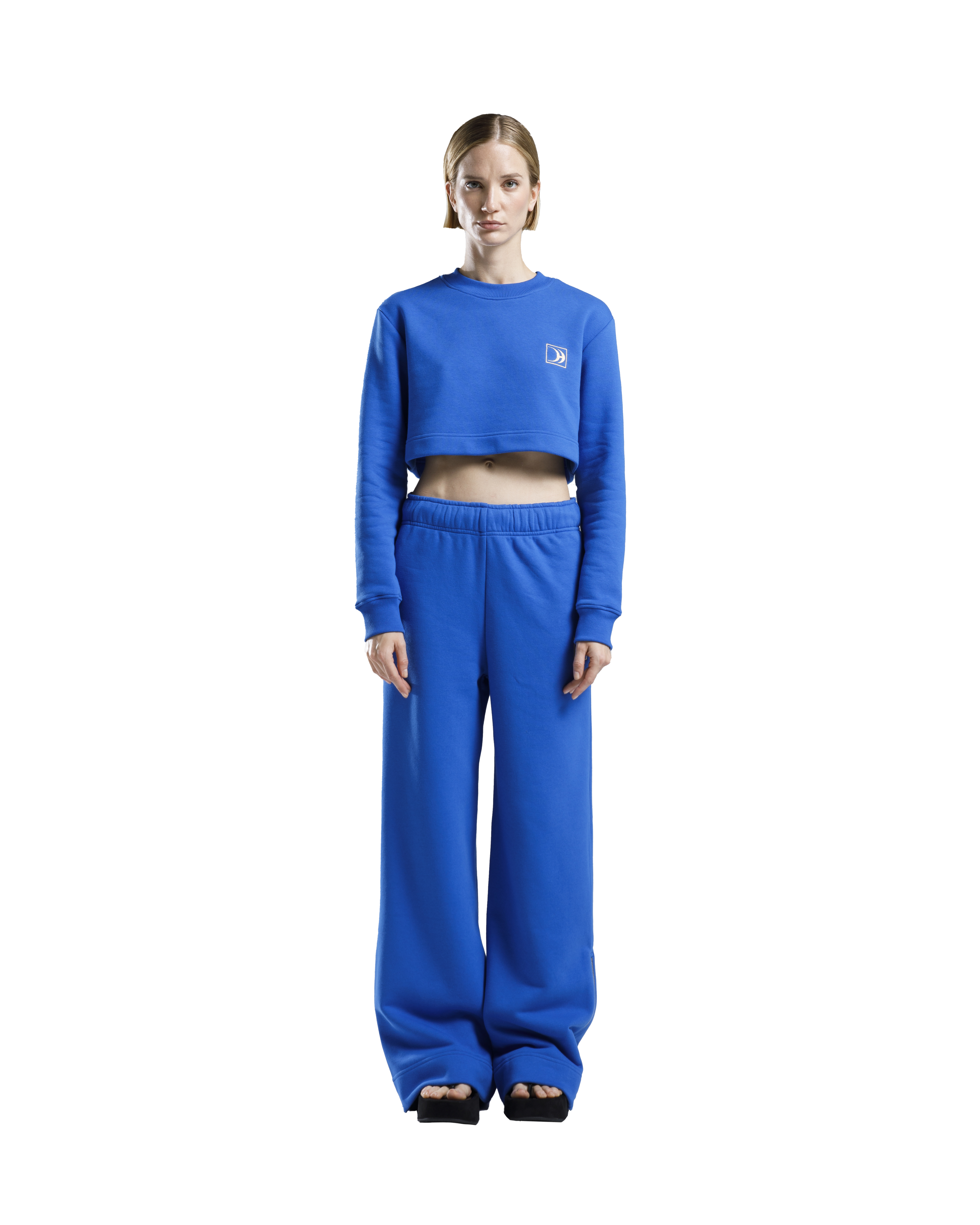 Zipped Trousers Blue