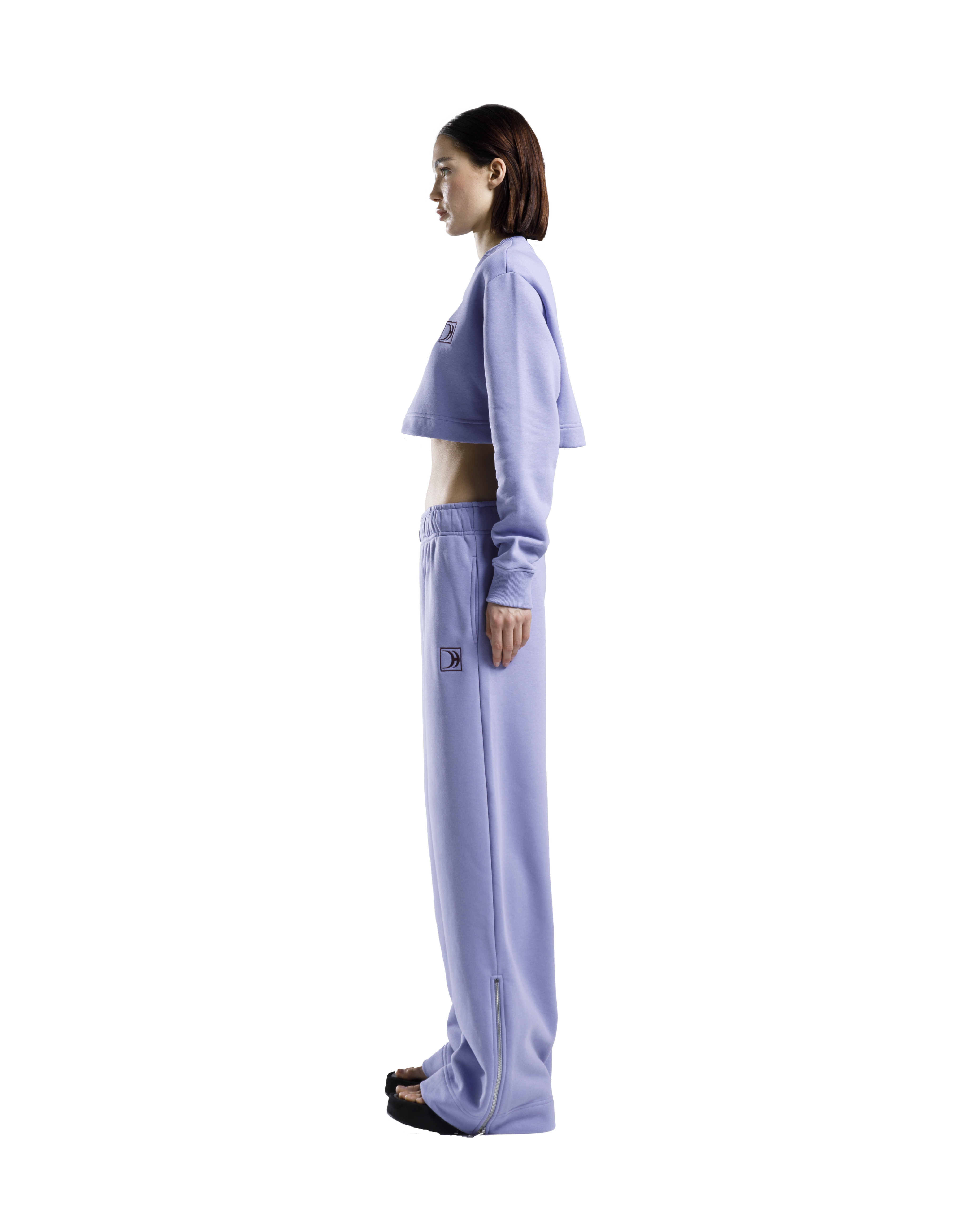 Zipped Trousers Lilac