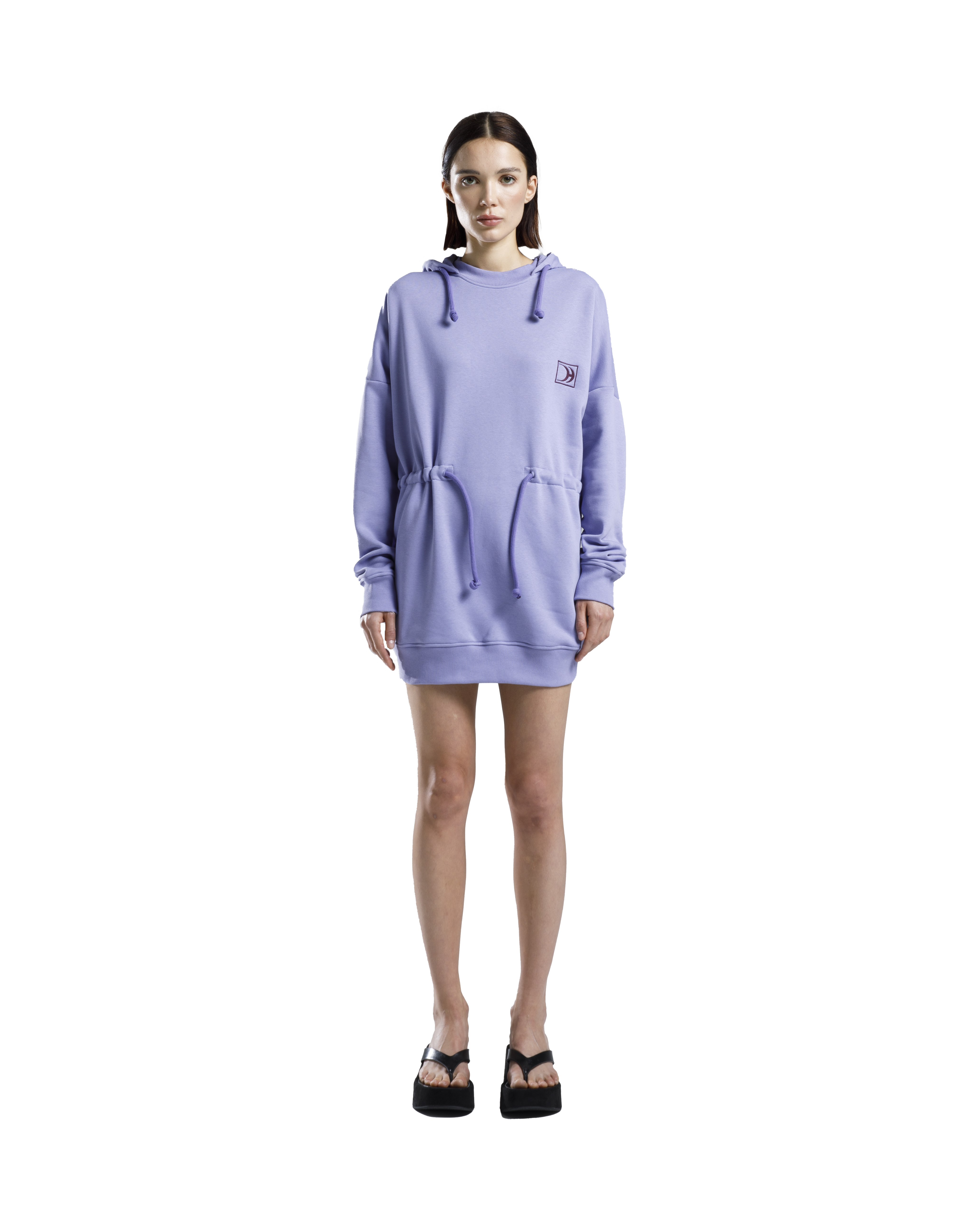 Hoodie Dress Lilac